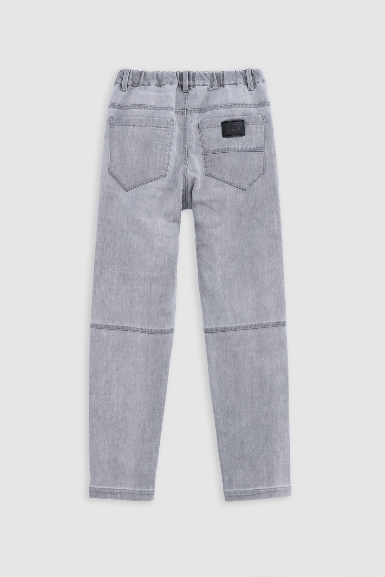 BOY'S GREY CUT-OFF KNEE JOGGER JEANS 2
