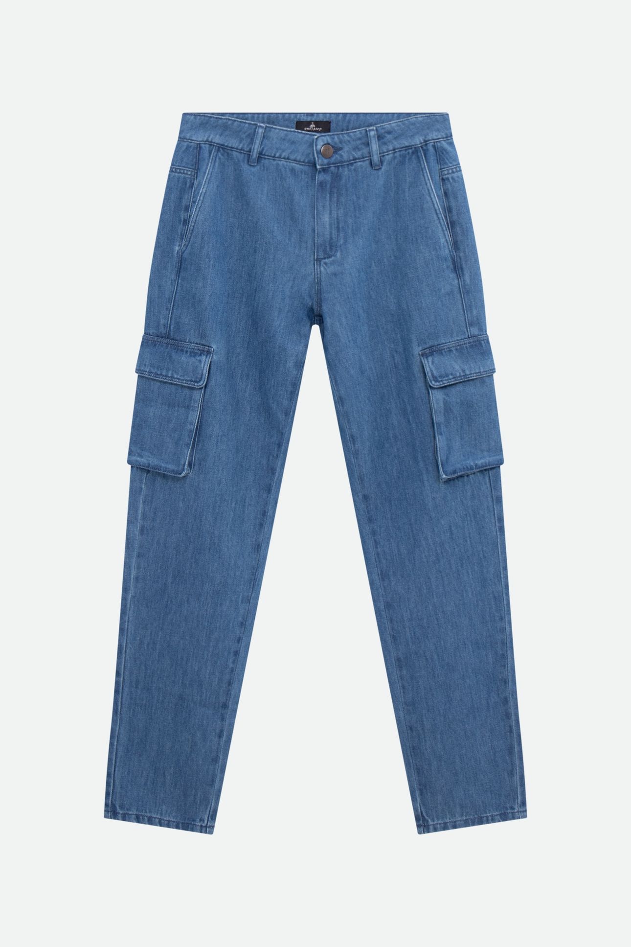LE ZENDAYA - 7/8 CARROT BLUE BATTLE JEANS 4