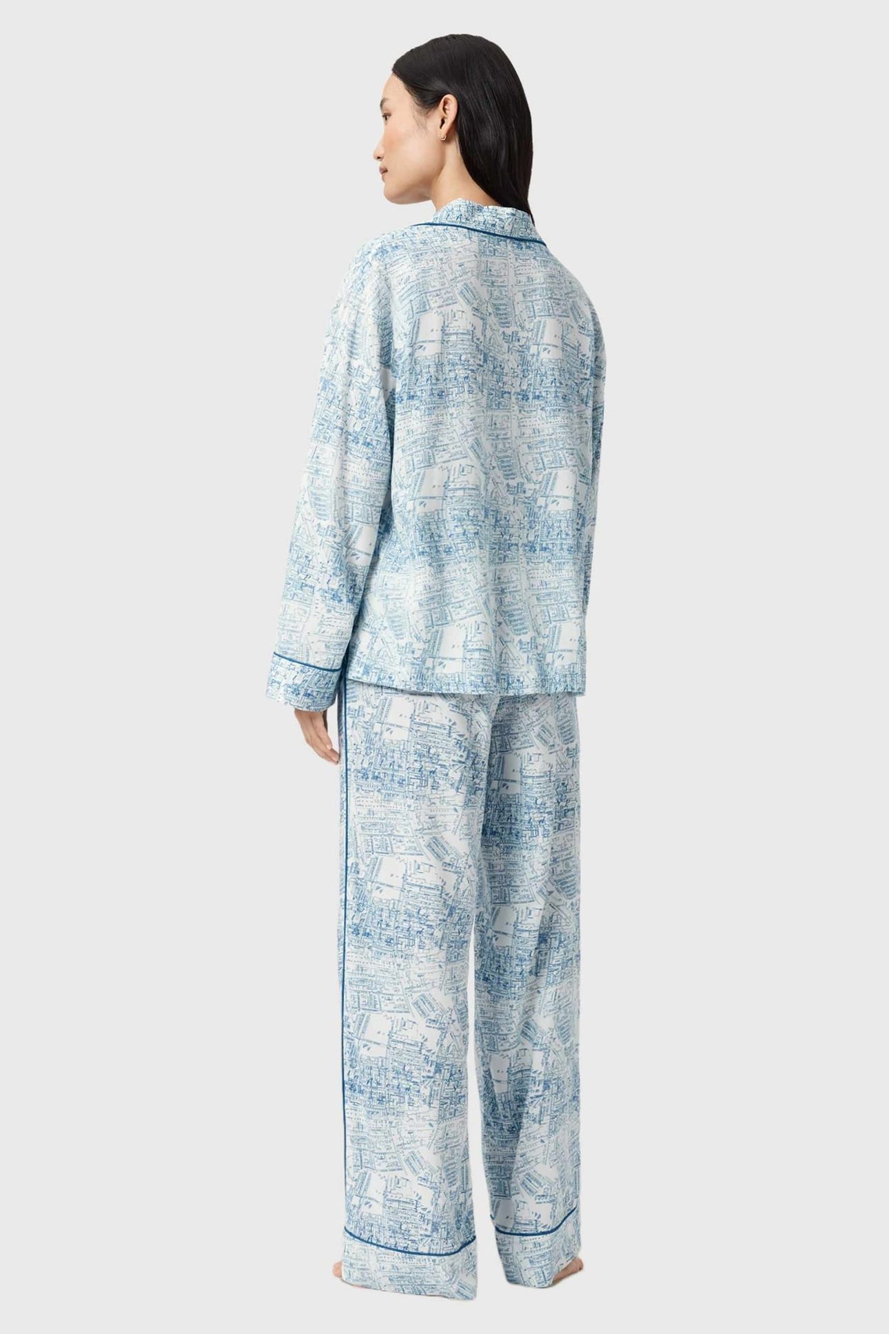 MAUDE PJ SET MAP BLUE 2