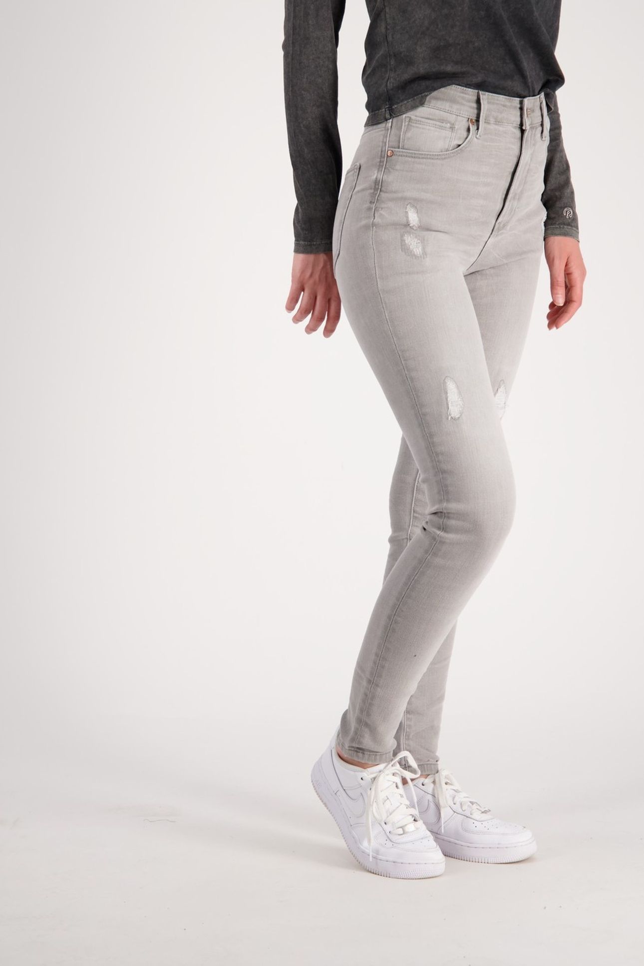 BLOSSOM SUPER SKINNY JEANS VINTAGE GREY 4