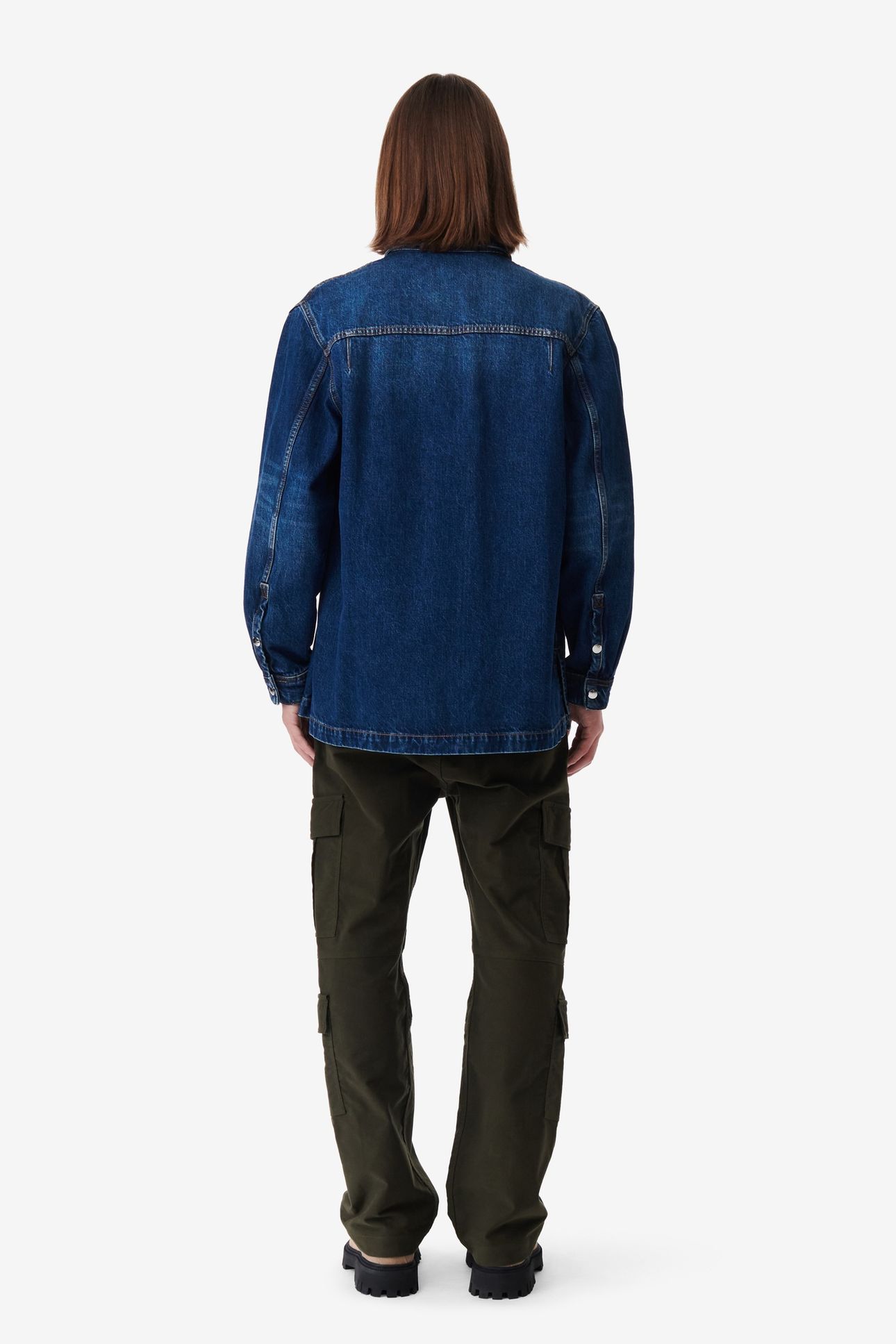 KOSSE OVERSHIRT MID BLUE 2