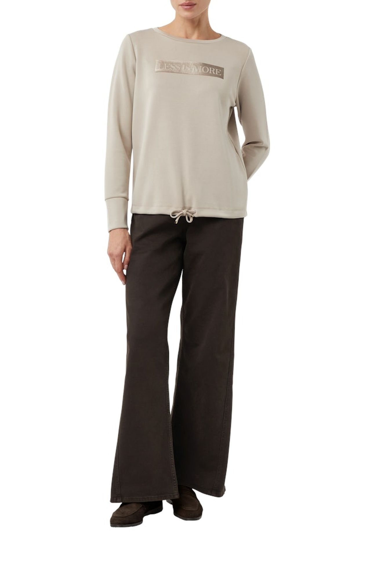 COMMA SWEATSHIRTS BROWN 2