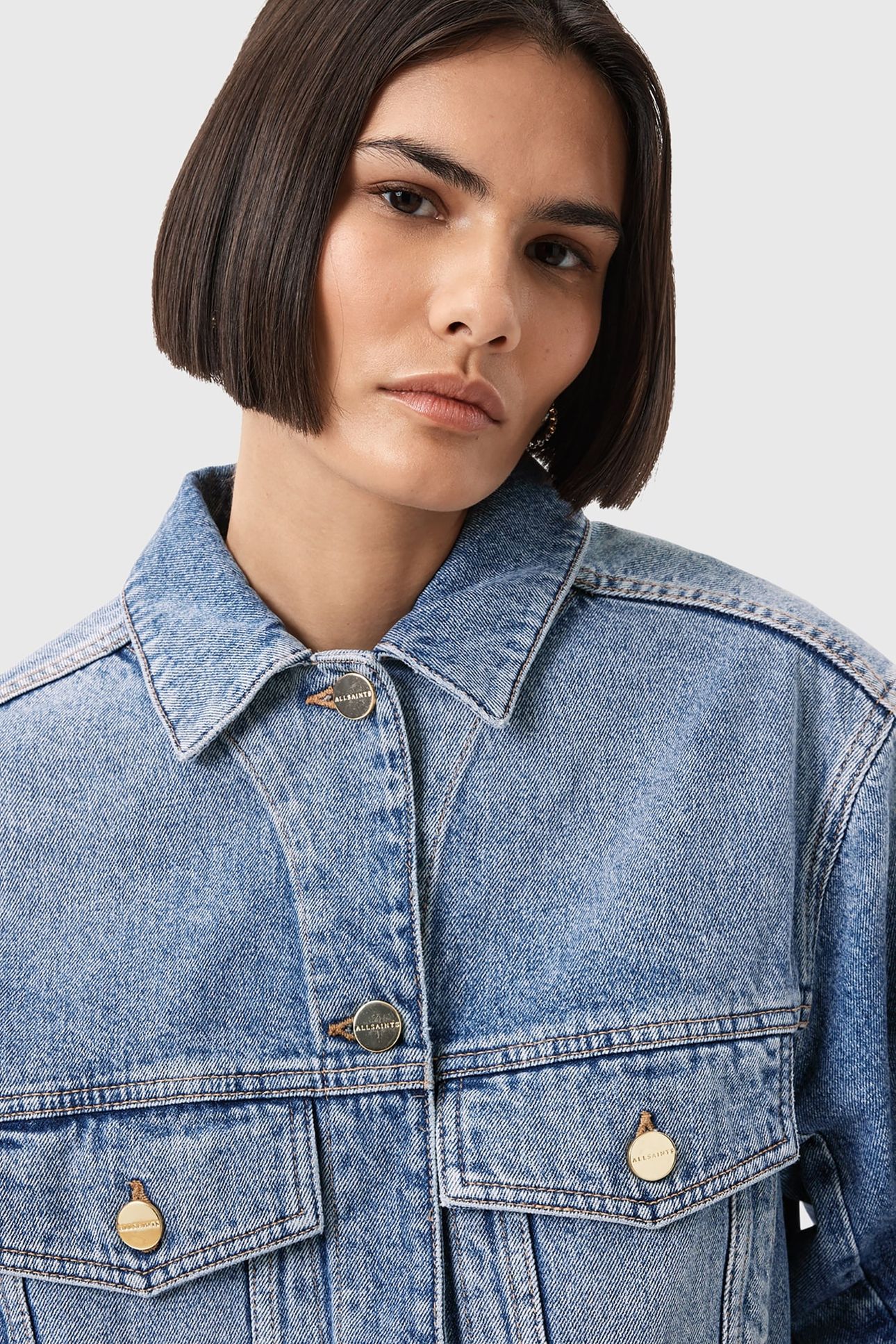 LUCA DENIM JACKET MID INDIGO 8