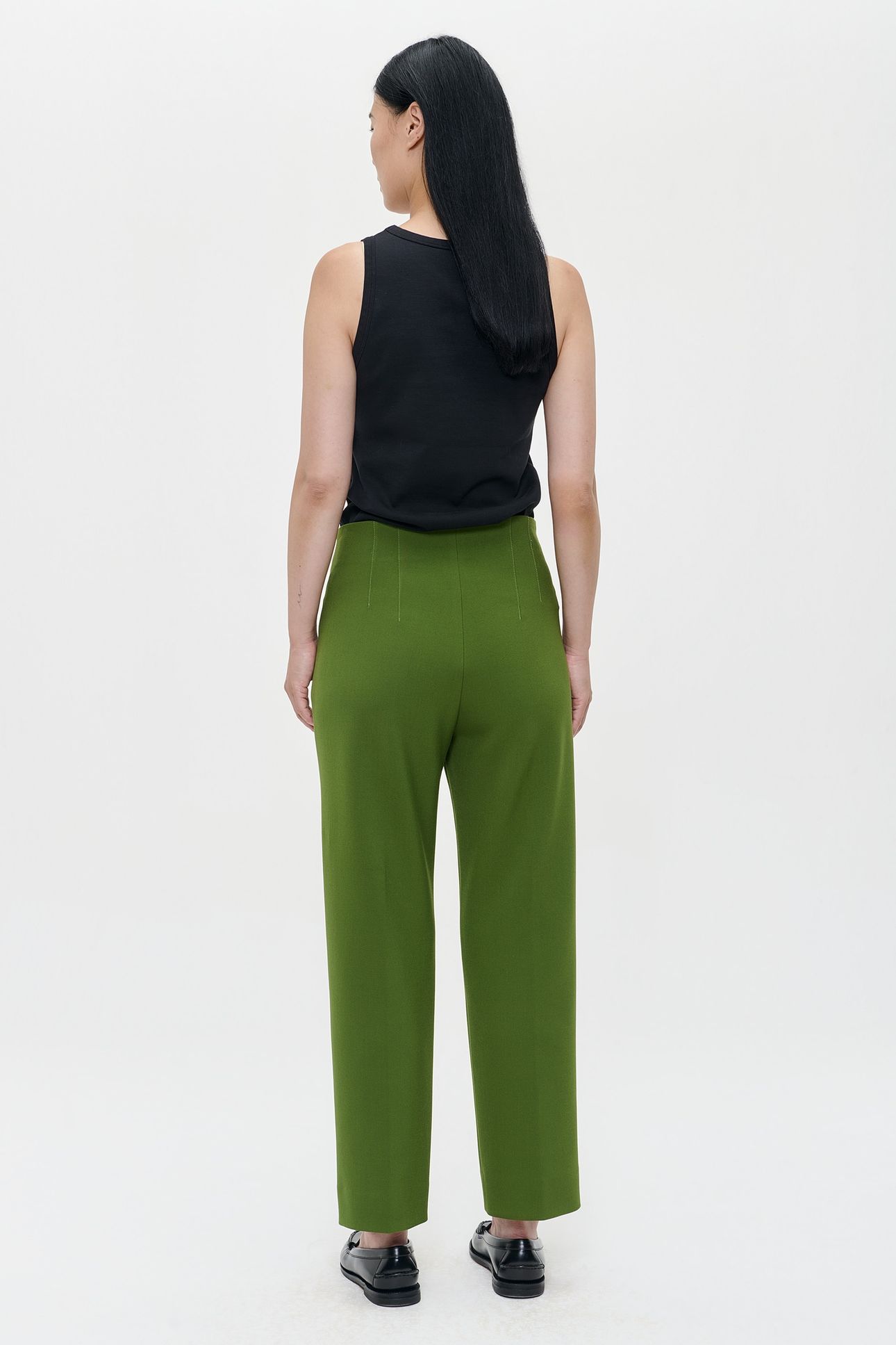 COMPACT STRTCH COLETTE PANTS HERB GREEN 4