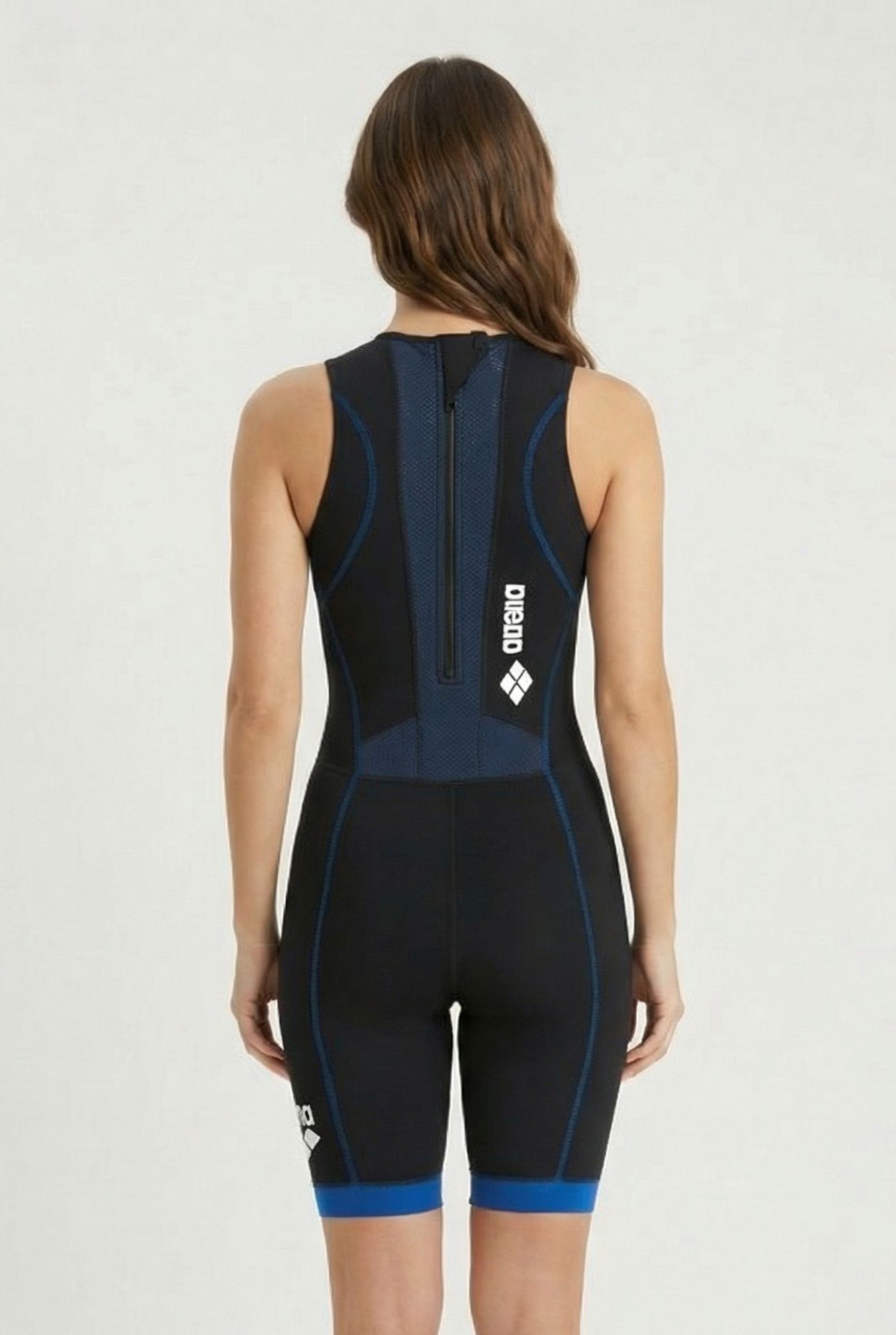 W TRISUIT ST 2.0 REAR ZIP BLACK/ROYAL 2