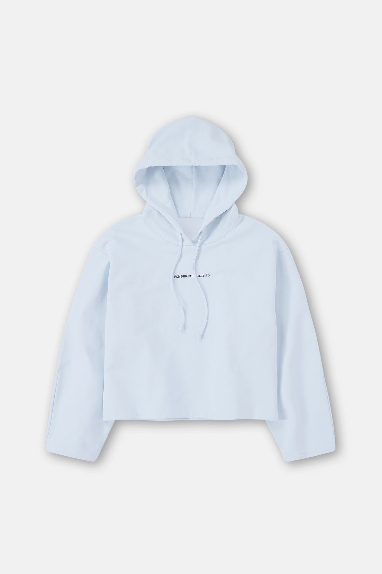 CROPPED HOODIE T-SHIRTS SOFT BLUE 5