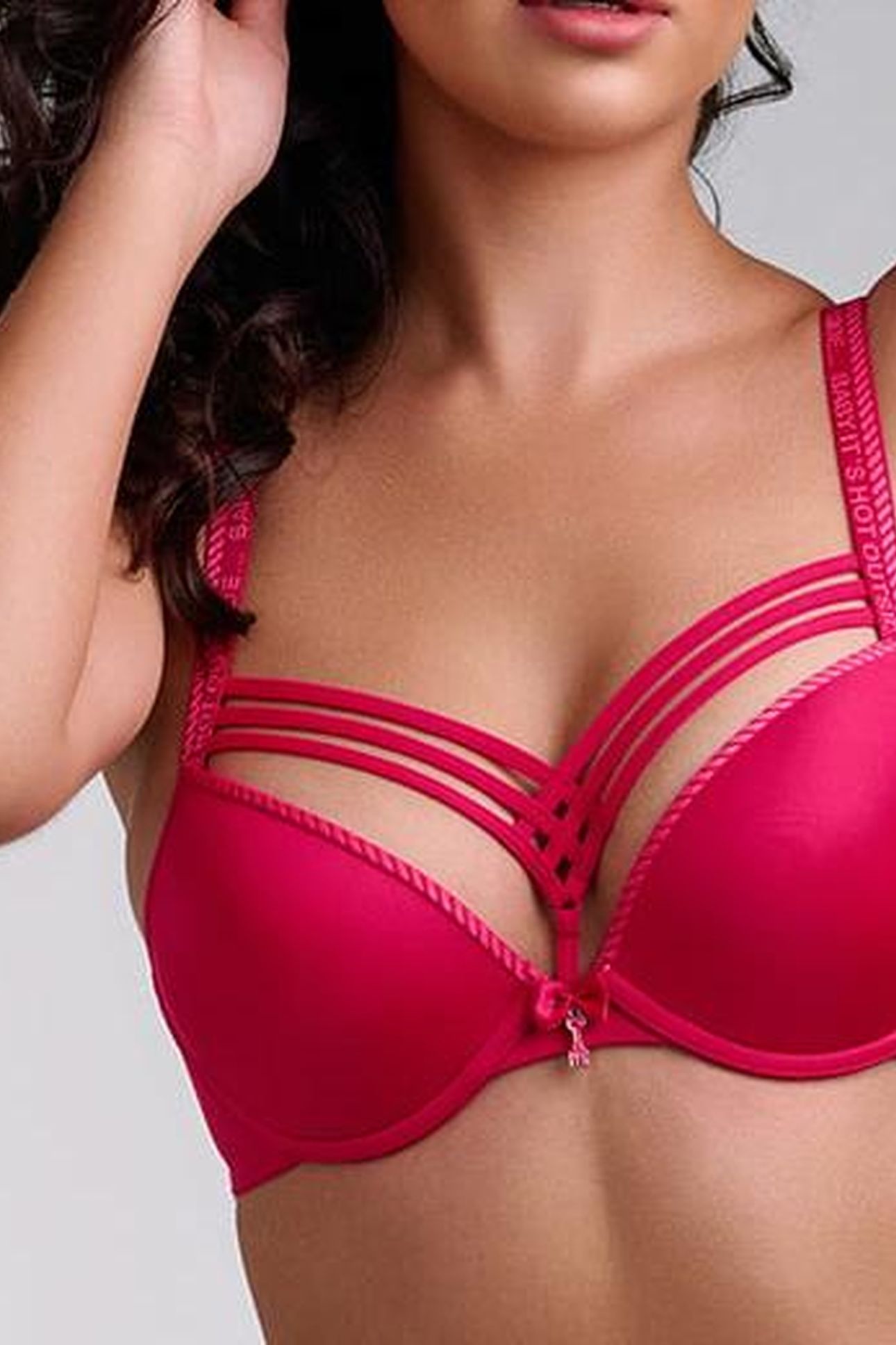 DAME DE PARIS AZALEA RED PUSH UP BRA 5