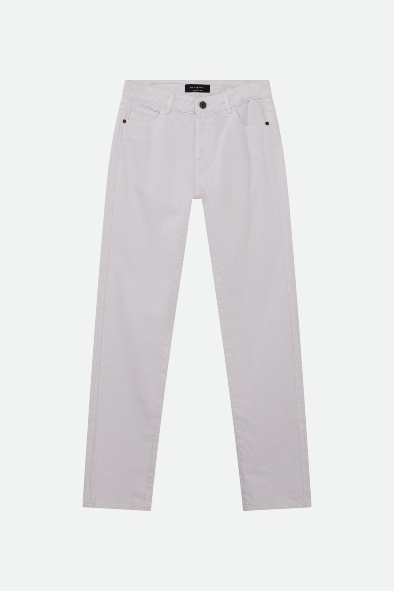 LE CARLA - 7/8 WHITE WATERLESS ORGANIC COTTON JEANS 3