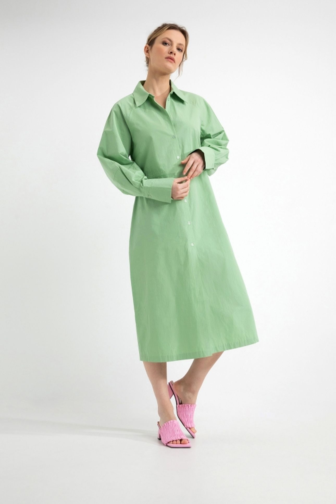 DEX DRESS SEA GREEN 3