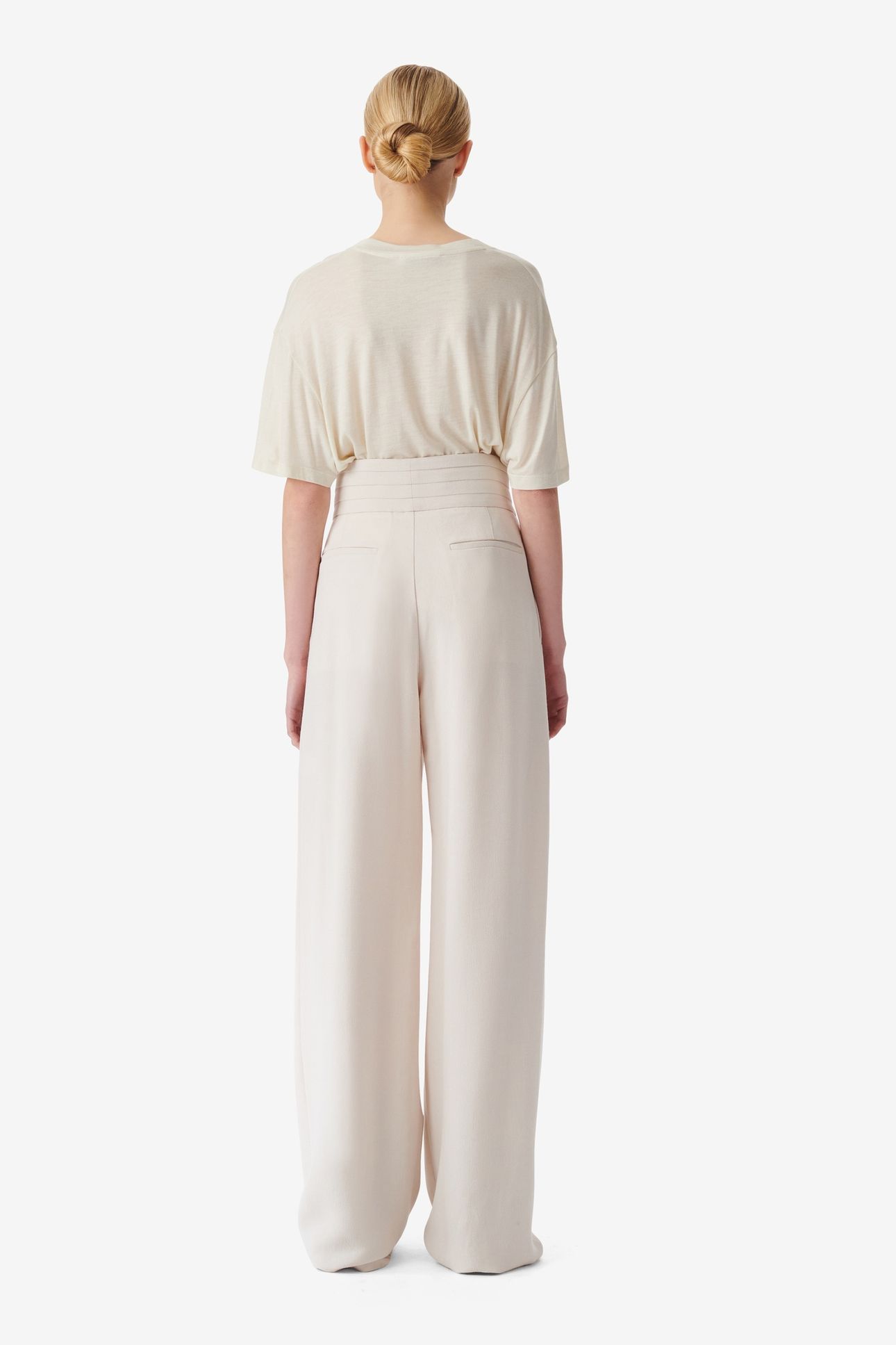 JEON TROUSER ECRU 2