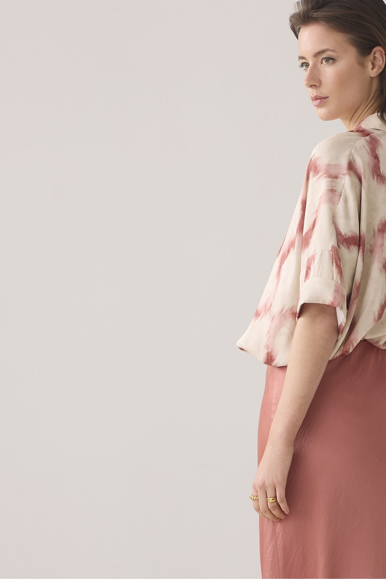 SKIRT HEAVY SILKY TOUCH SEPHIA BLUSH 3