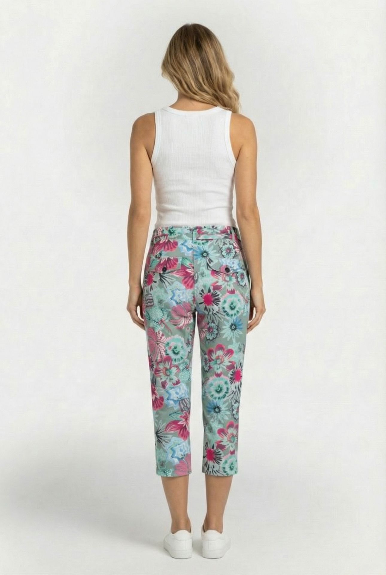 TRAVEL CAPRI JOURNAL IN DE GRANITE GREEN WITH FLORAL MEDLEY  2