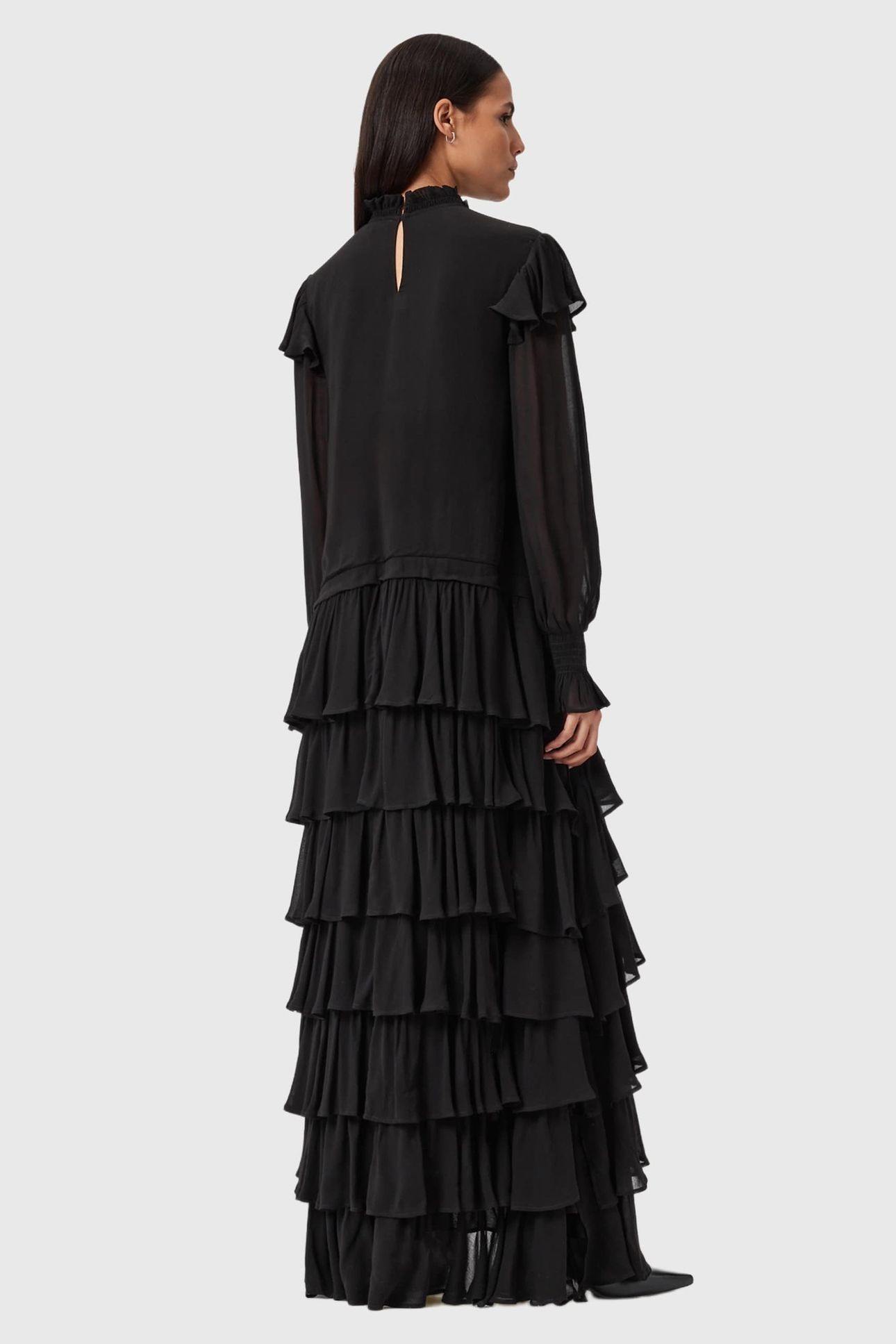CAVARLY LS MAXI DRES BLACK 3