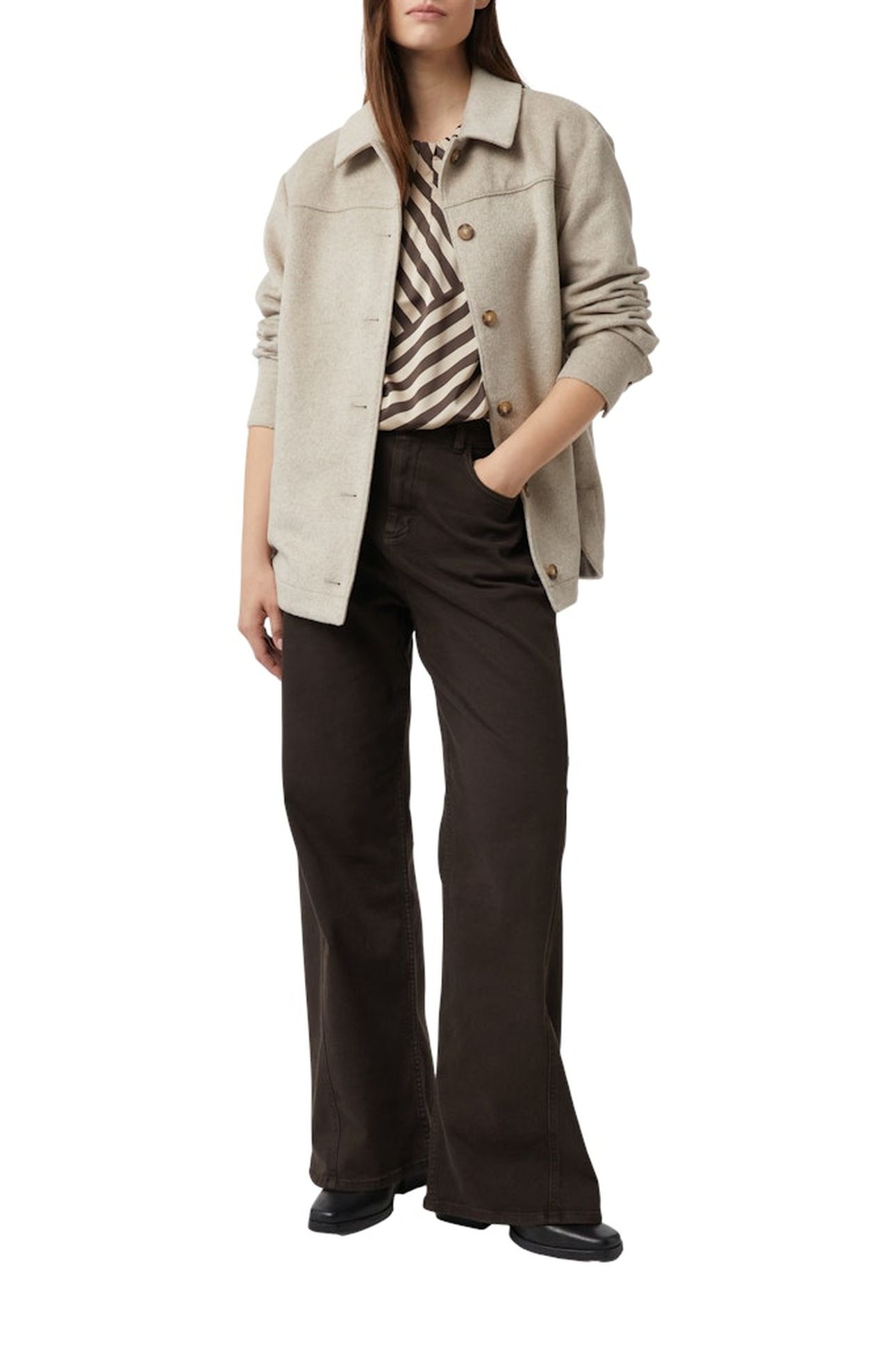 COMMA BLOUSES BROWN 2