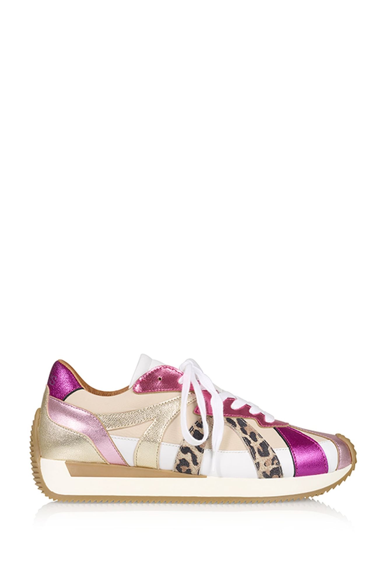 DODSON LEOPARD SNEAKER PINK / CHAMPAGNE 1