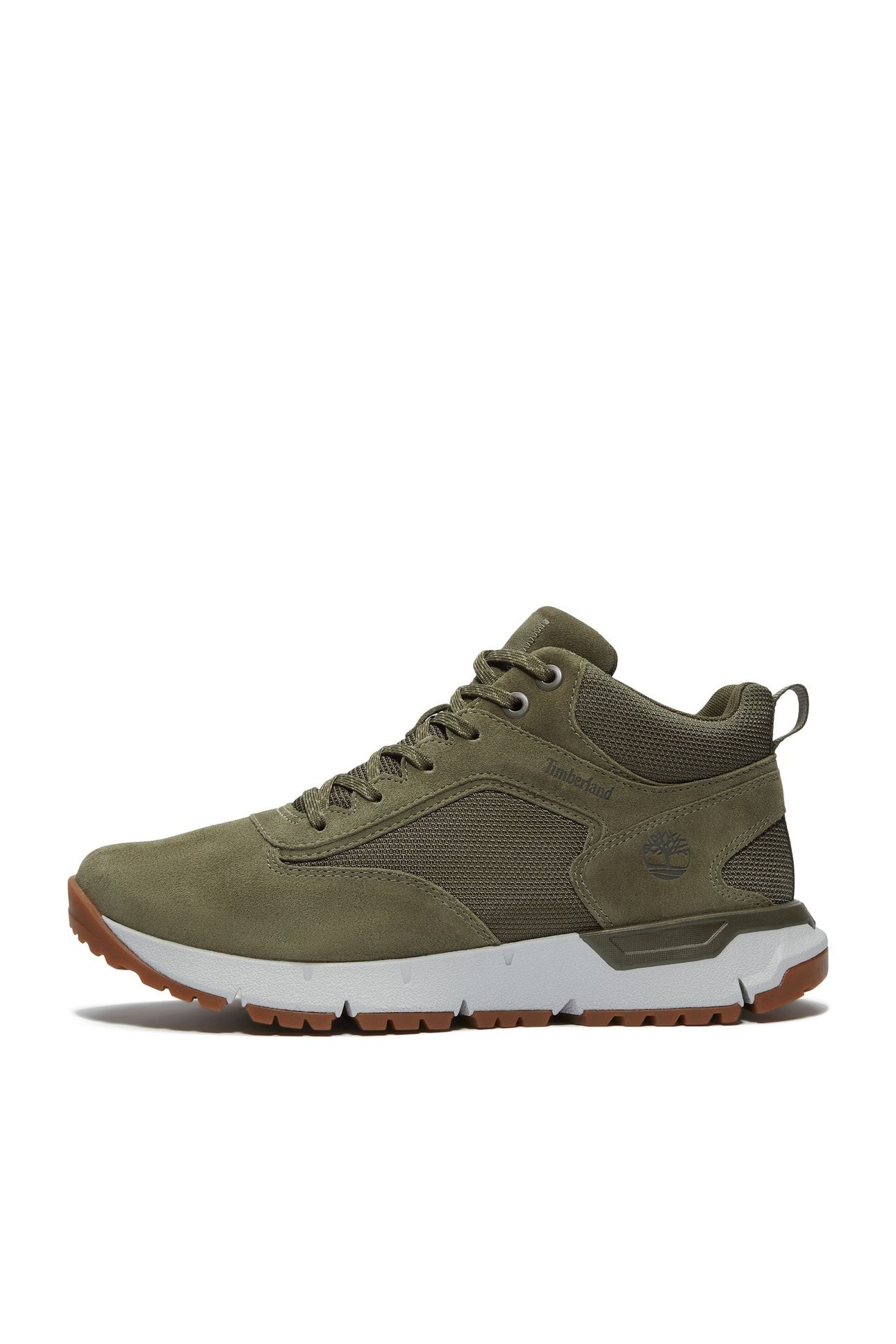 VOYAGER PARK MID LACE UP SNEAKER DARK GREEN SUEDE 3