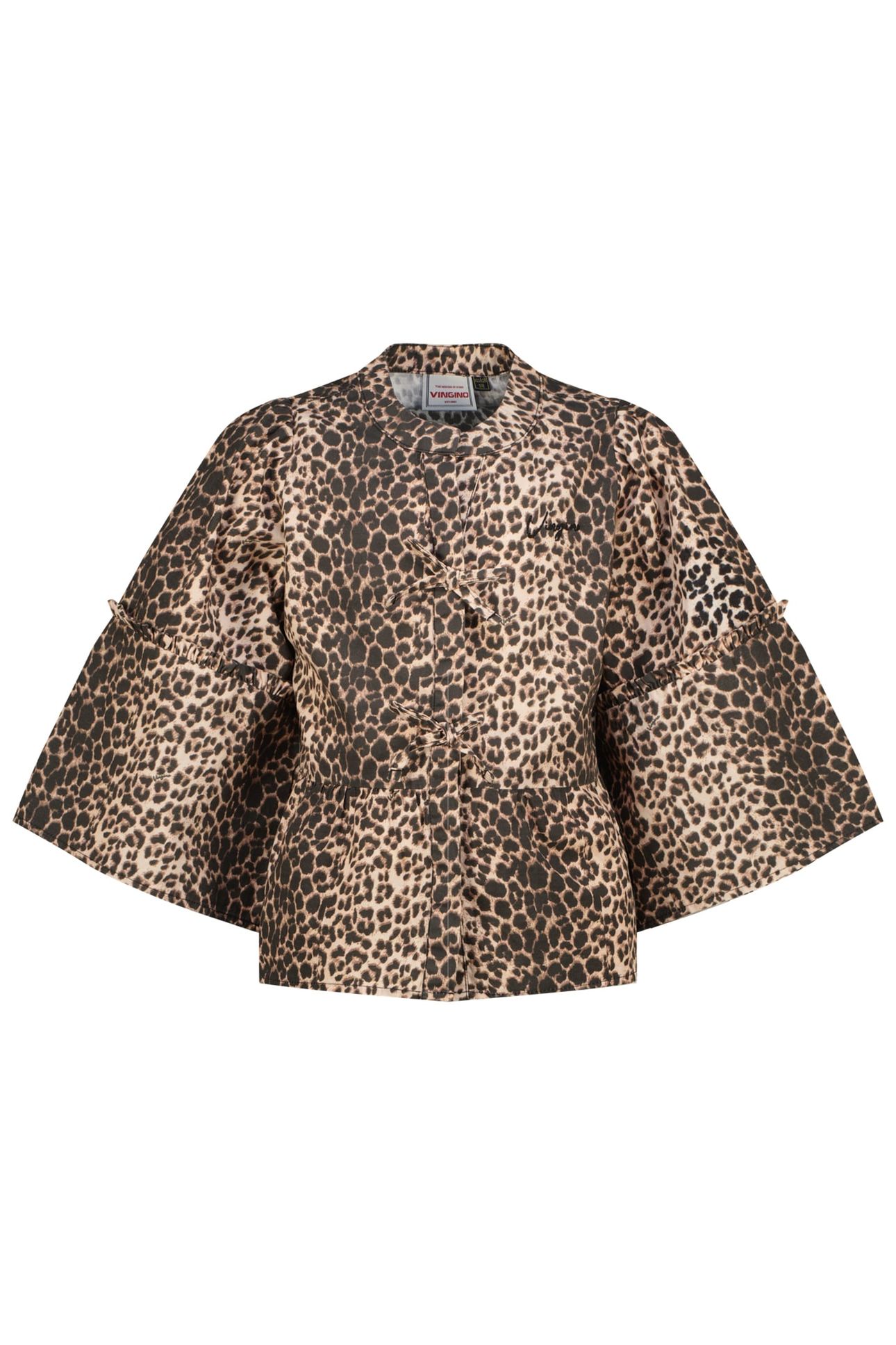 GIRLS LORETTA BLOUSE MULTICOLOR BROWN 1