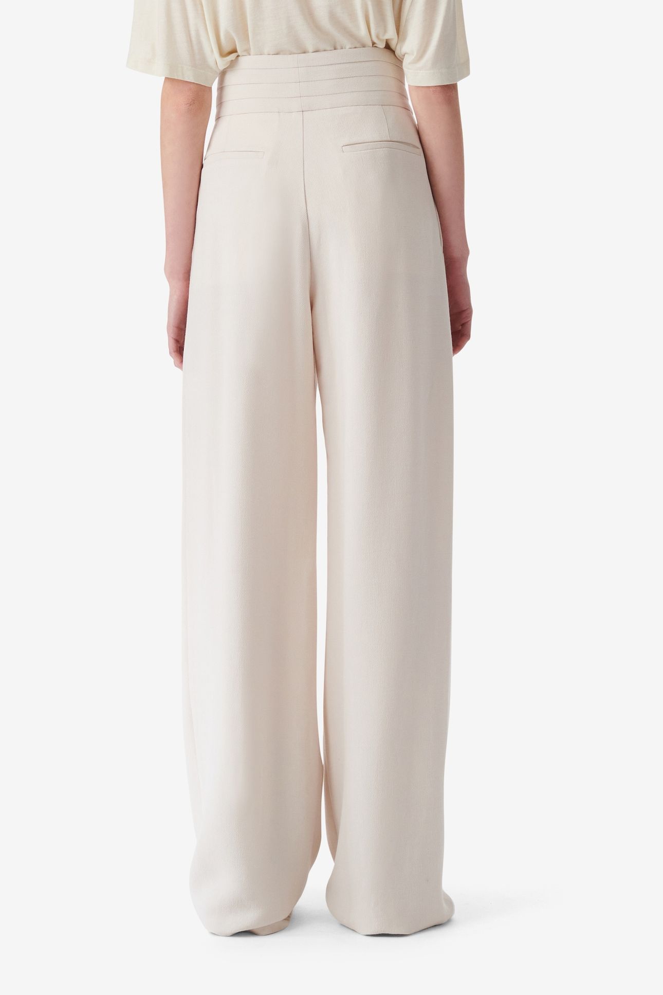 JEON TROUSER ECRU 5