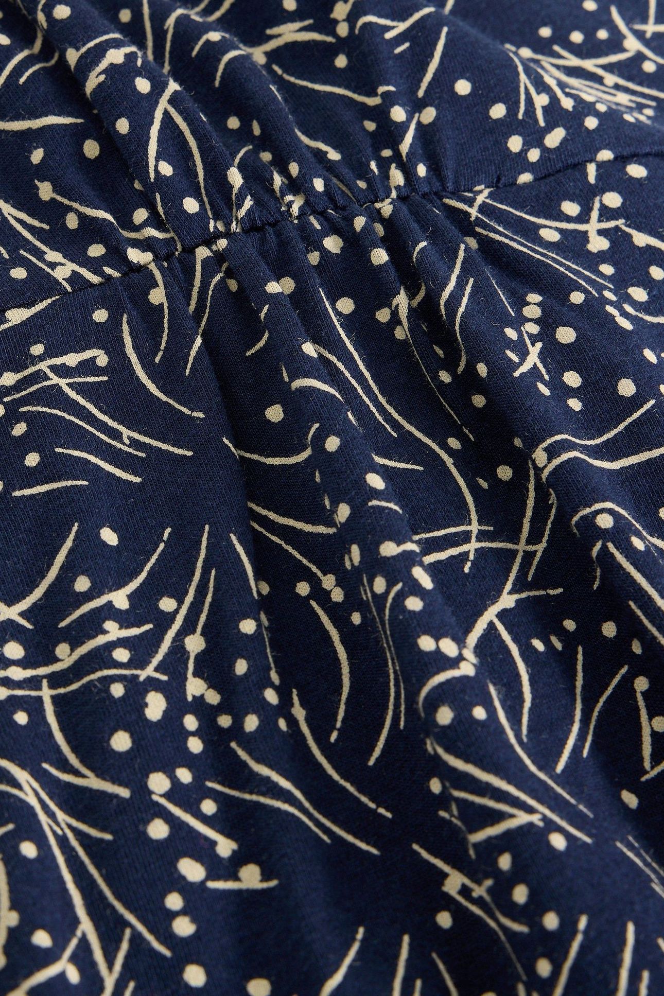 TALLIE JERSEY DRESS NAVY PRINT 4