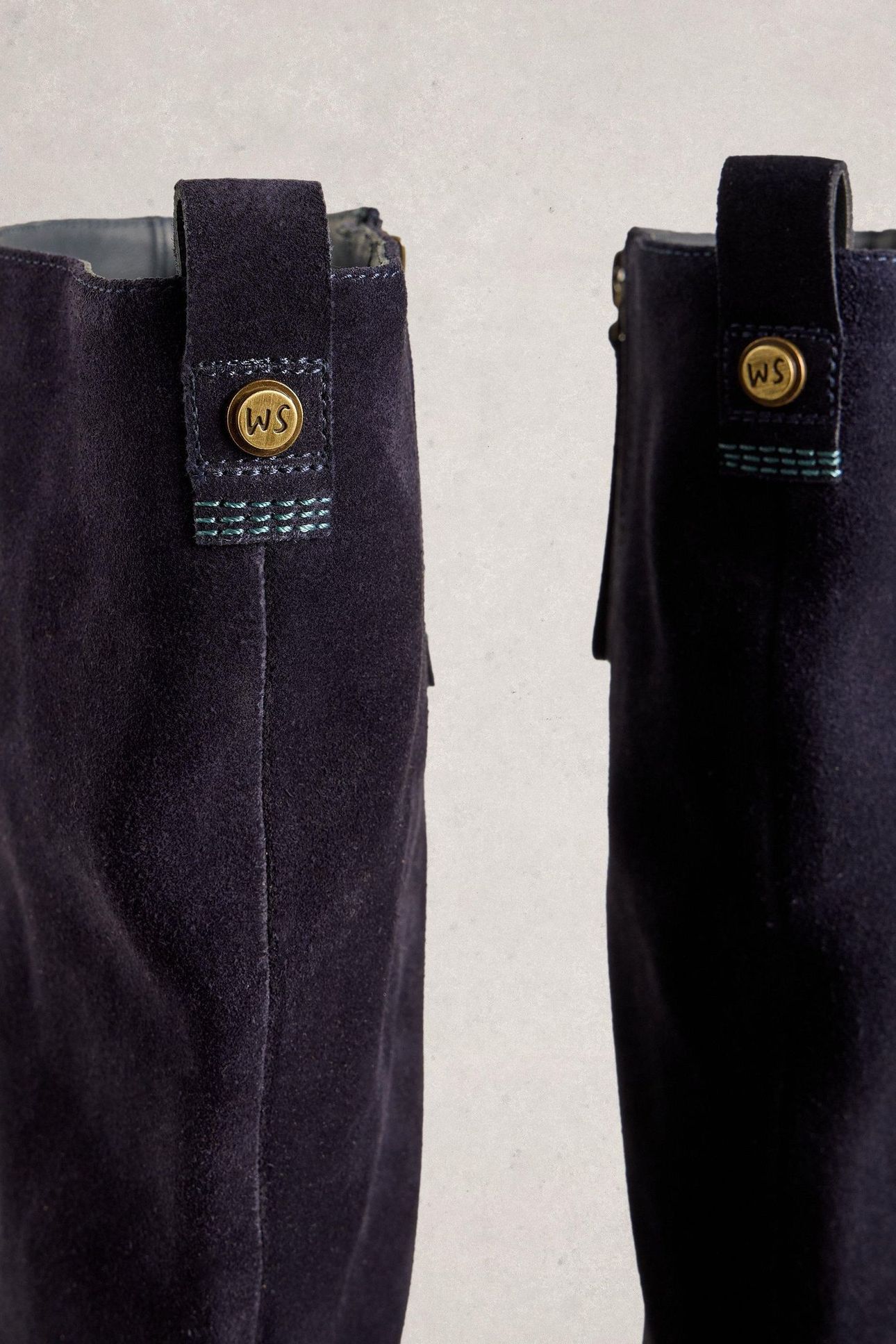 WILLOW SUEDE KNEE HIGH BOOT DARK NAVY 3