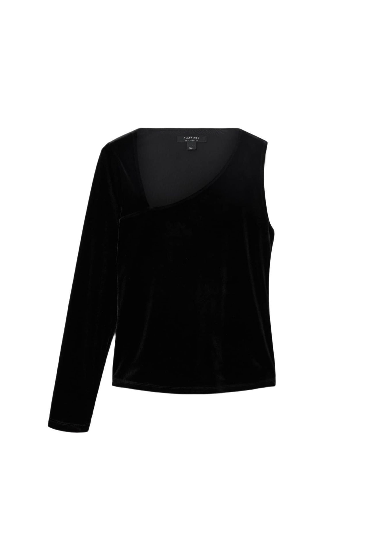 ARI VELVET TOP BLACK 5