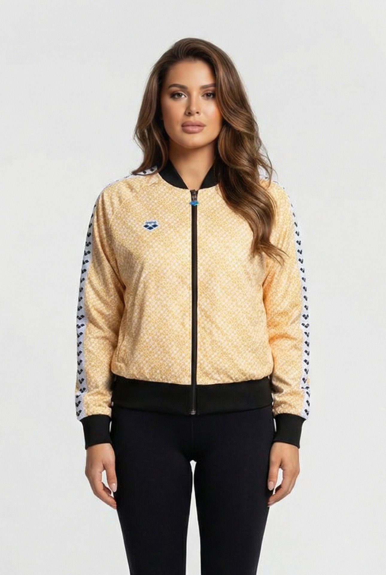 W RELAX IV TEAM JACKET DIAMONDS WHITE YELLOW BLAC 1
