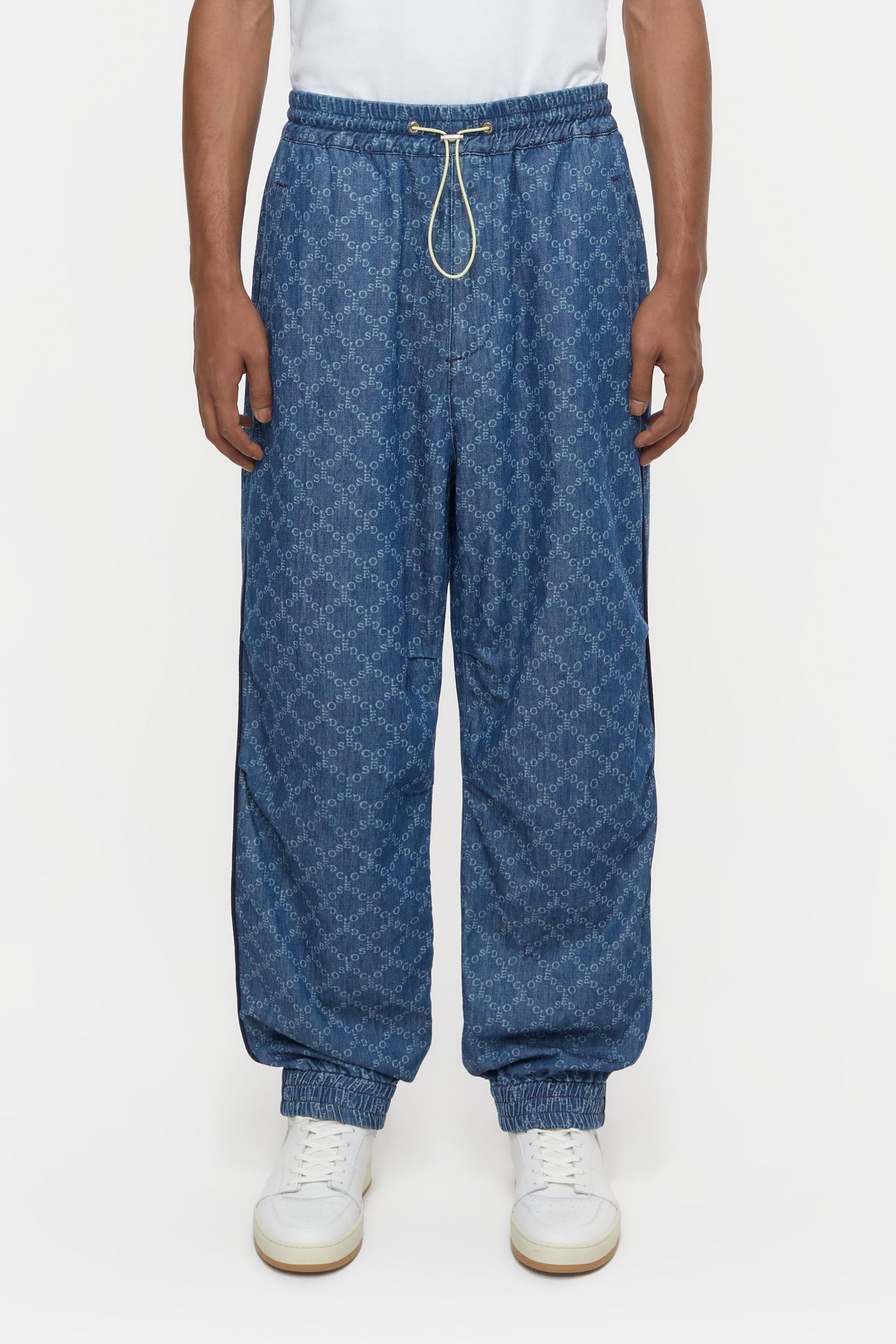 TRACK SUIT PANTS JEANS MID BLUE 3