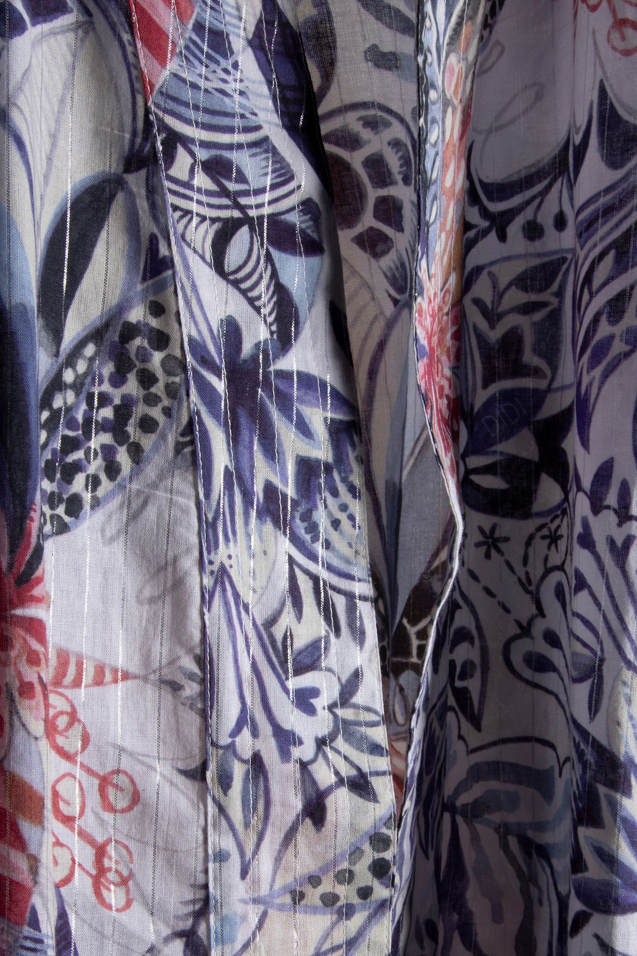 KIMONO IN OFFWHITE WITH AZUR FUSION PRINT 4