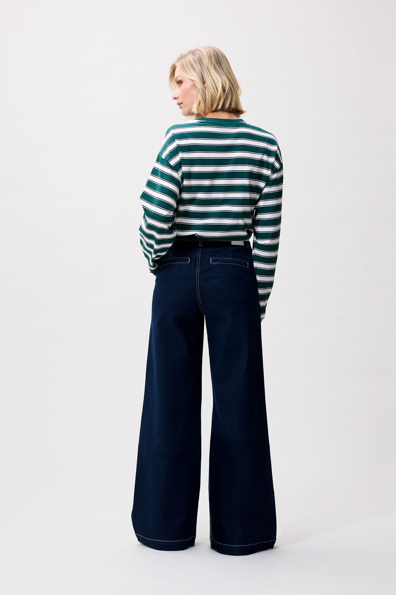 TAILORED JEANS DARK BLUE 3