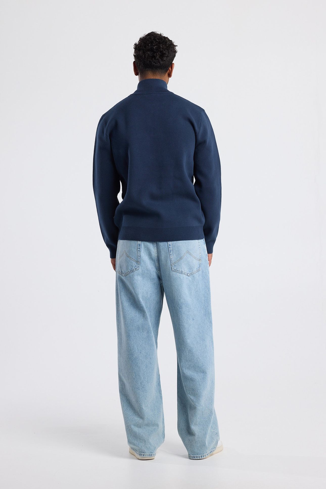 KONRAD HALFZIP DARK BLUE 2