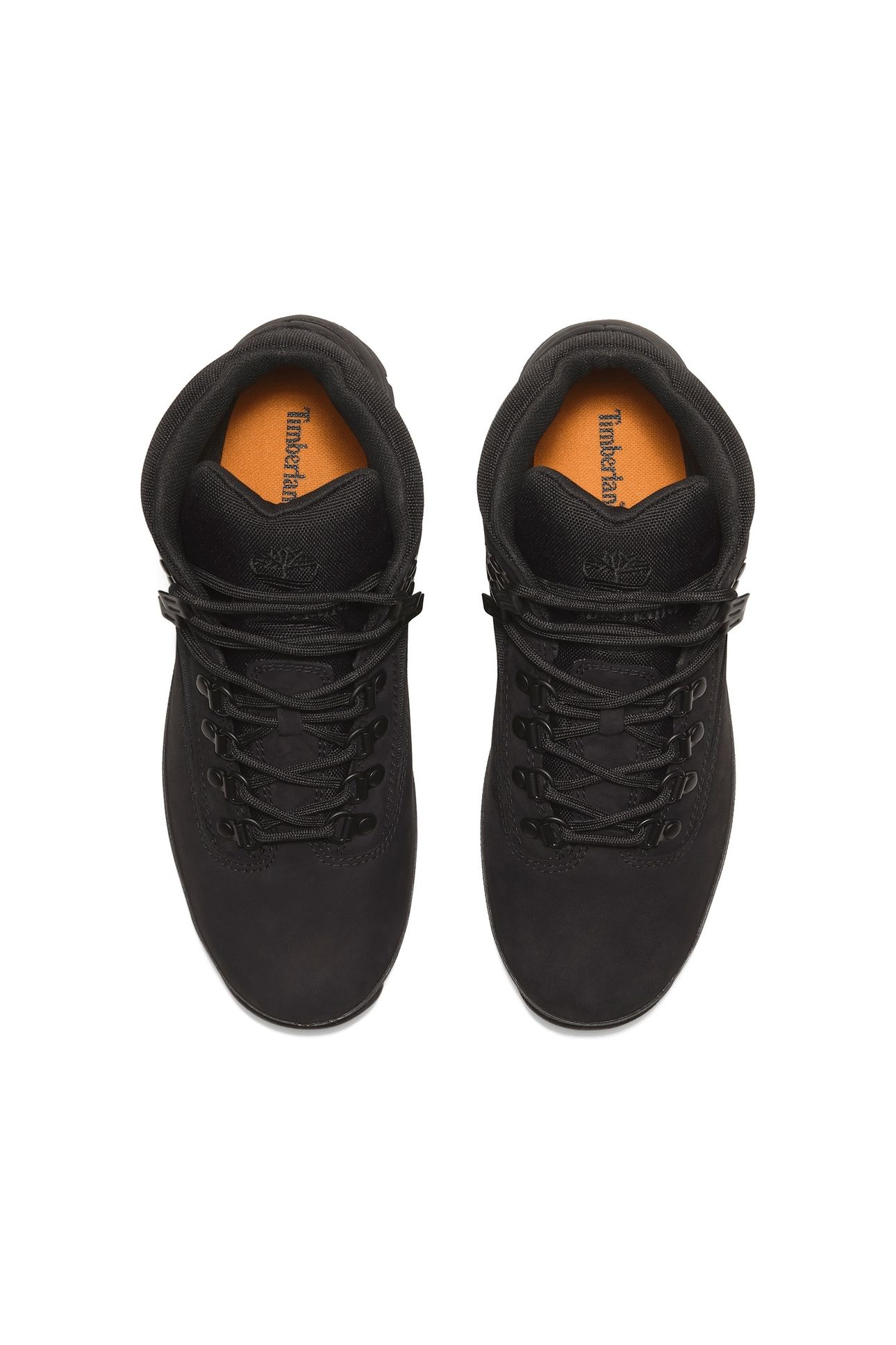 EURO HIKER MID LACE UP BOOT BLACK NUBUCK 2