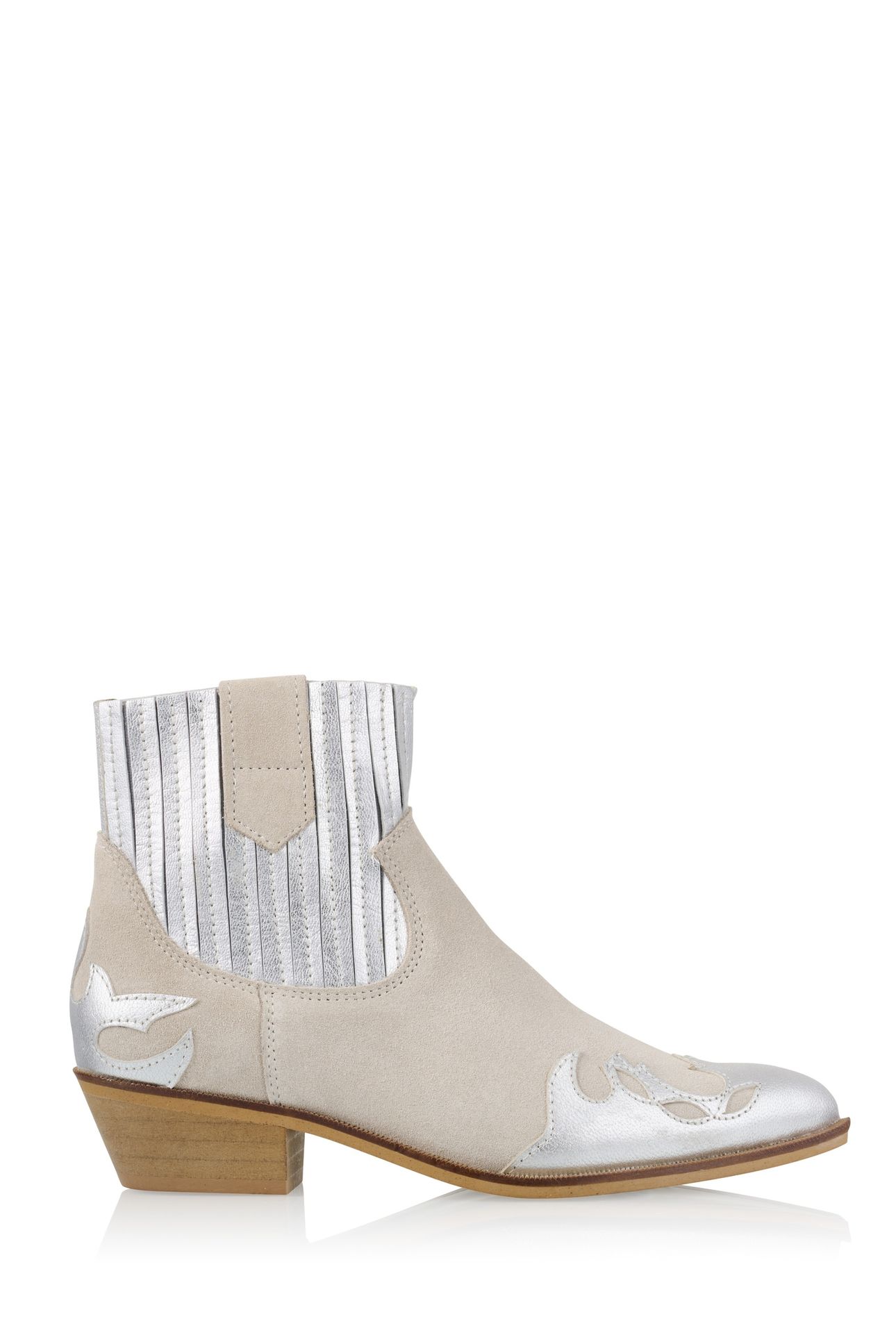 AUSTIN WESTERN SHOES SAND / SILVER 3