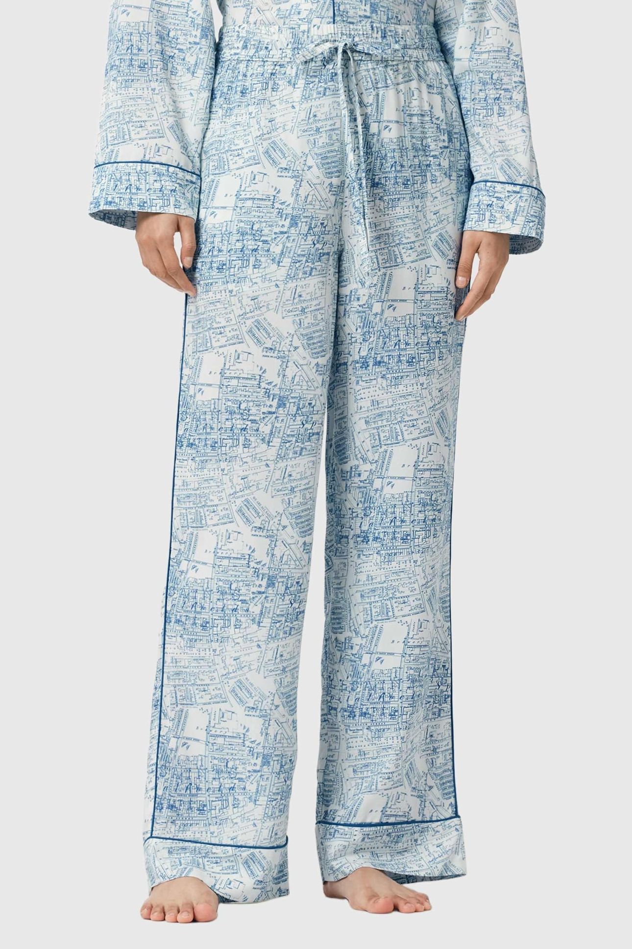 MAUDE PJ SET MAP BLUE 3