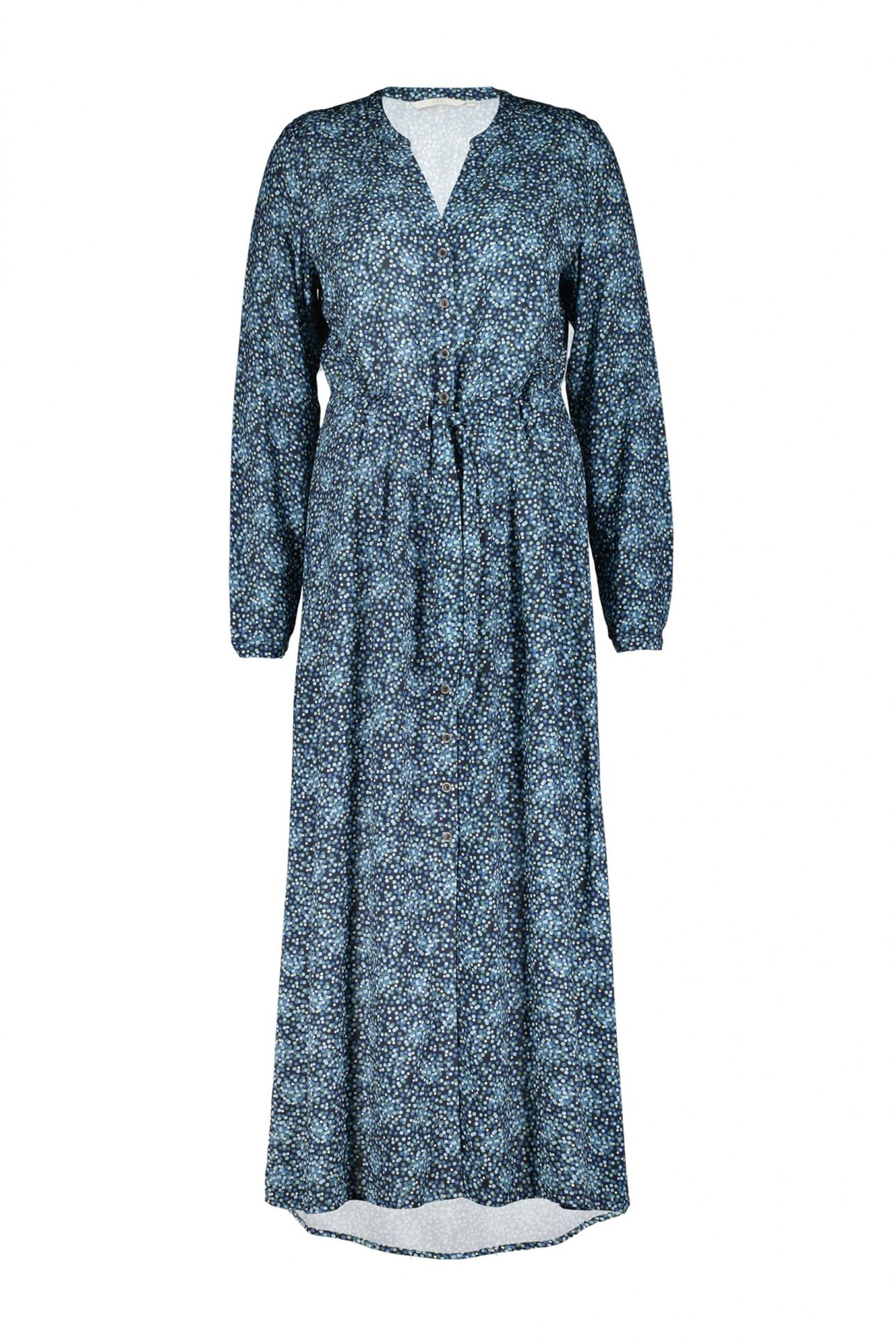 DRESS JOYFUL DARK BLUE FUJI XS PRINT 3