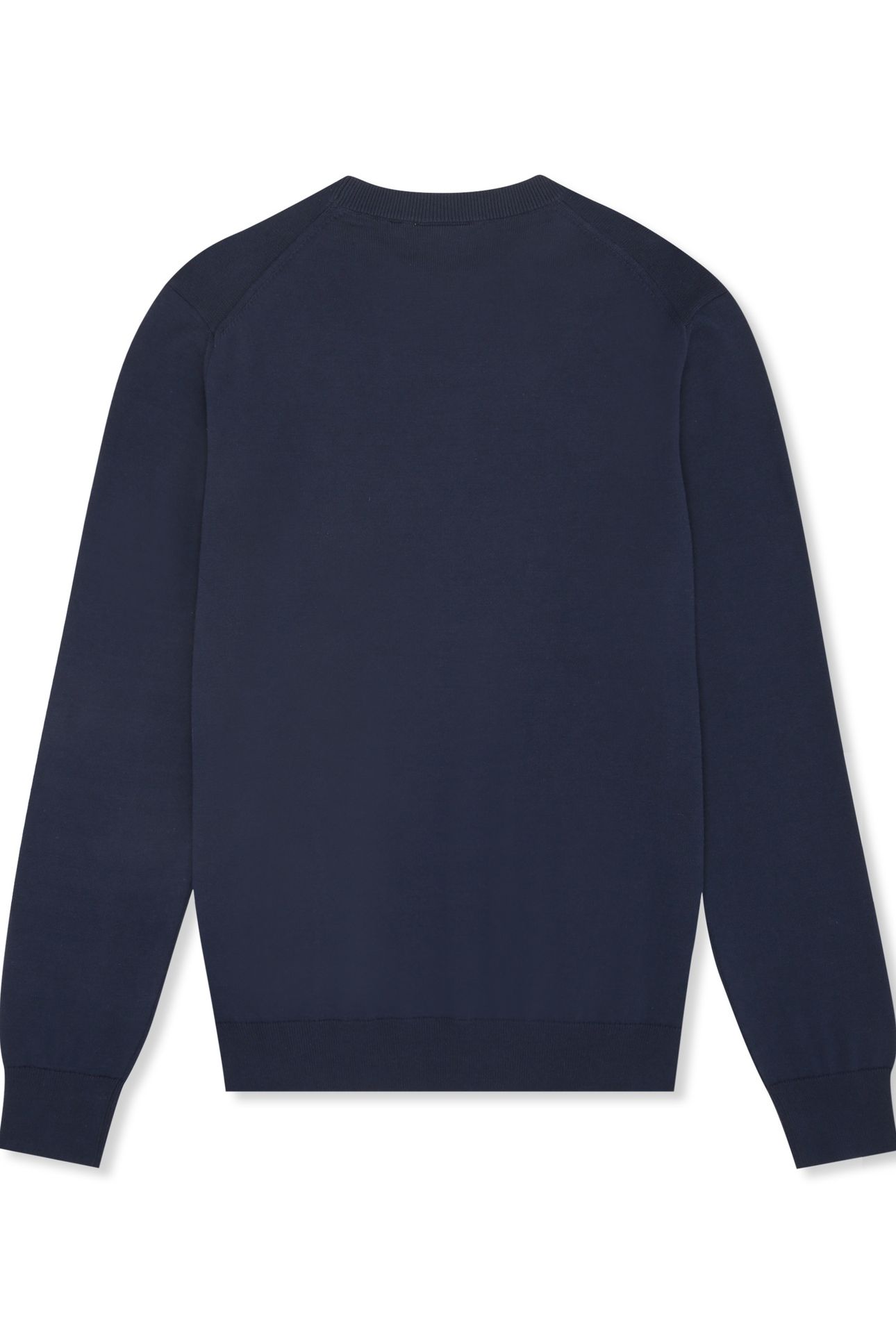 BIELLA SLIM CREWNECK KNIT SWEATER BLACK IRIS 4