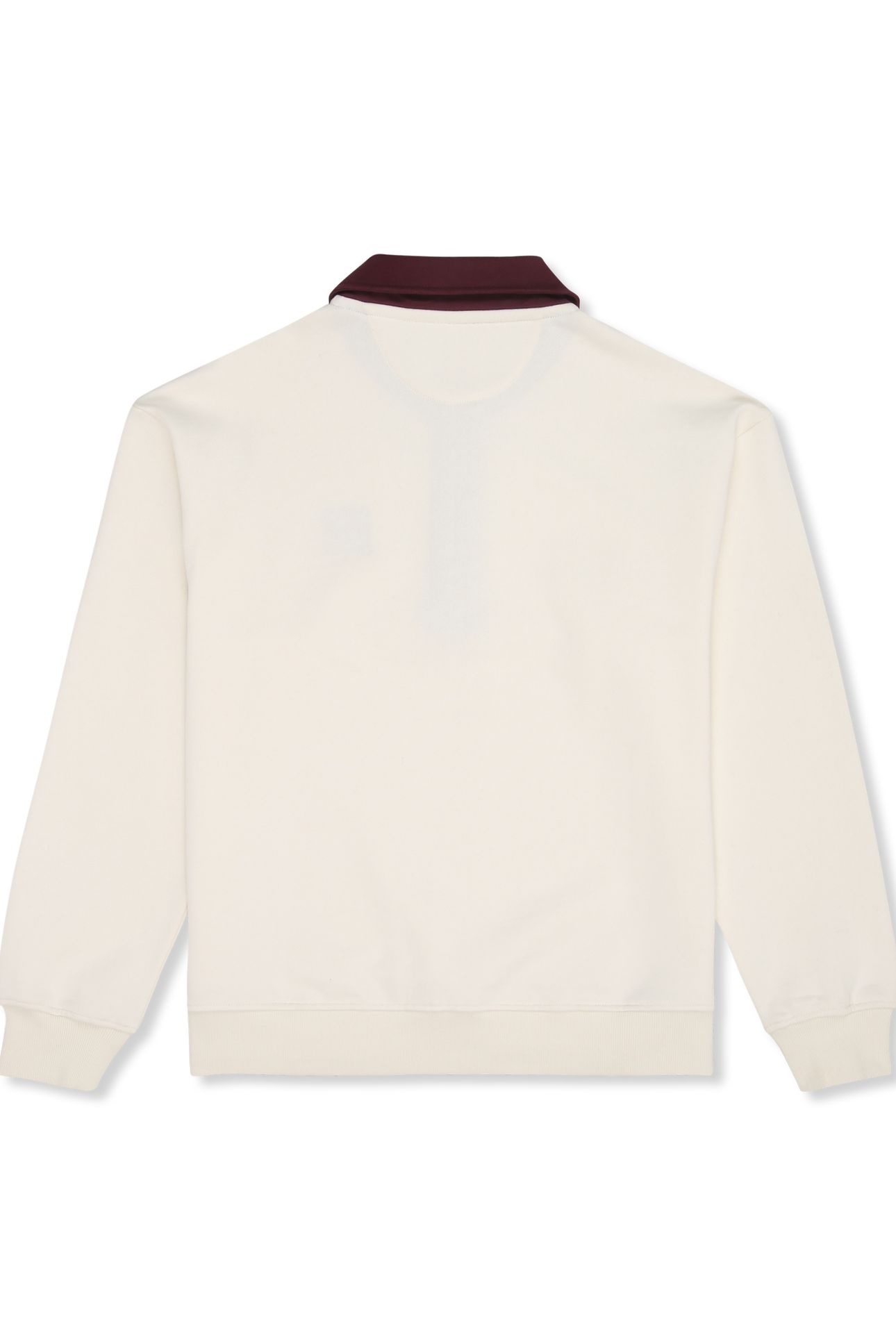 LAGRIO LOOSE POLO SWEATSHIRT EGRET-FIG 4