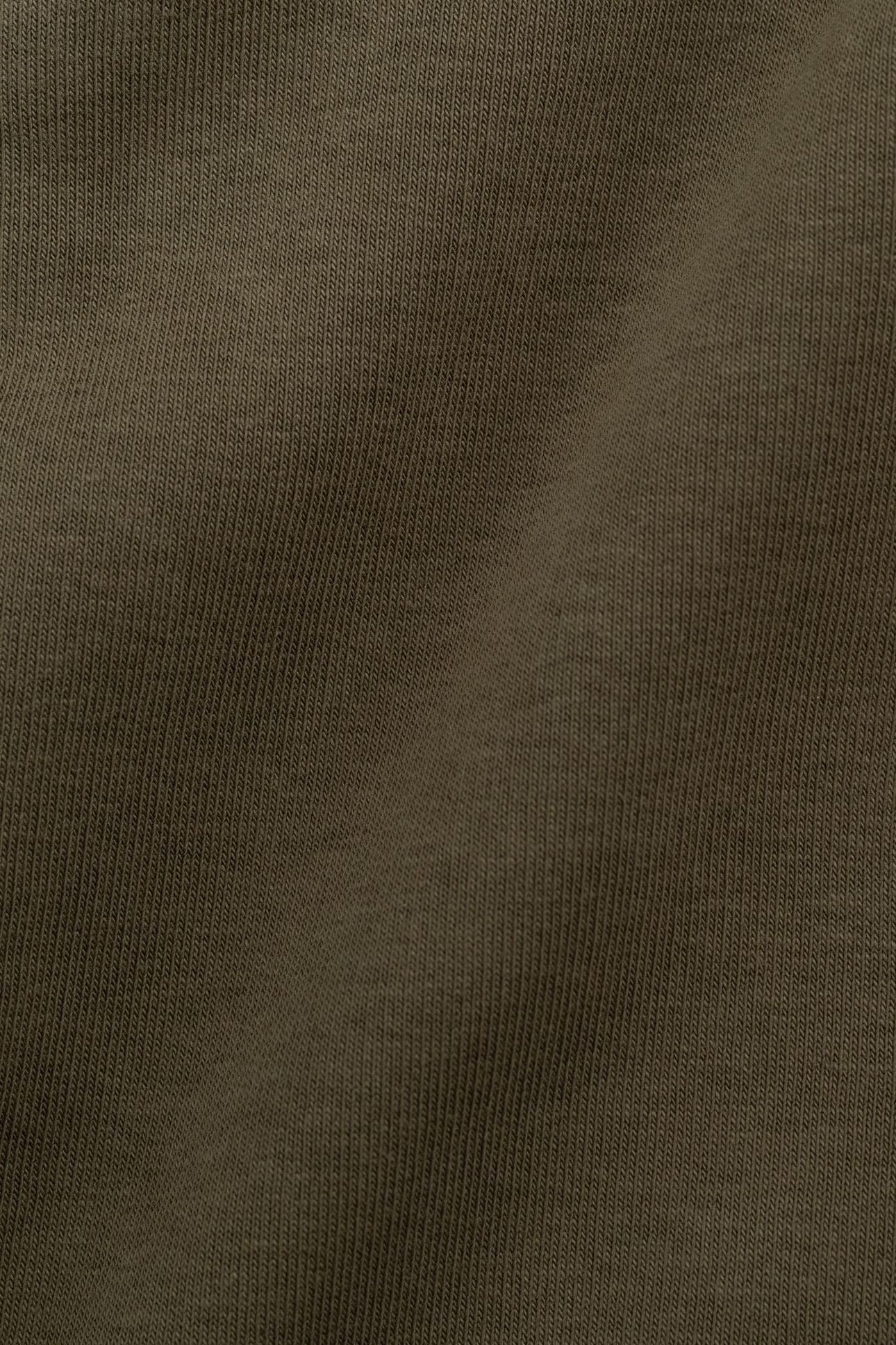 KHAKI CARDIGAN WITH FANCY BRAIDS ON GIRL'S POCKETS 6
