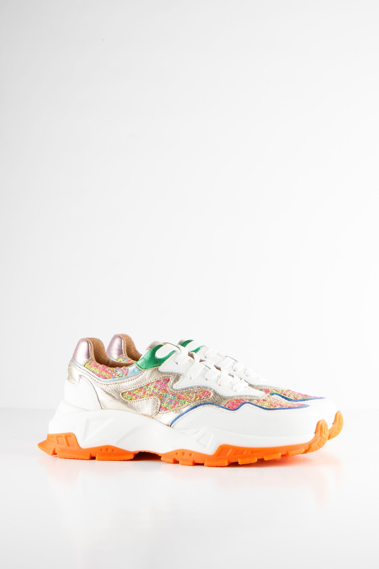 CHESTER TWEED SNEAKER WHITE / PINK / CHAMP 4