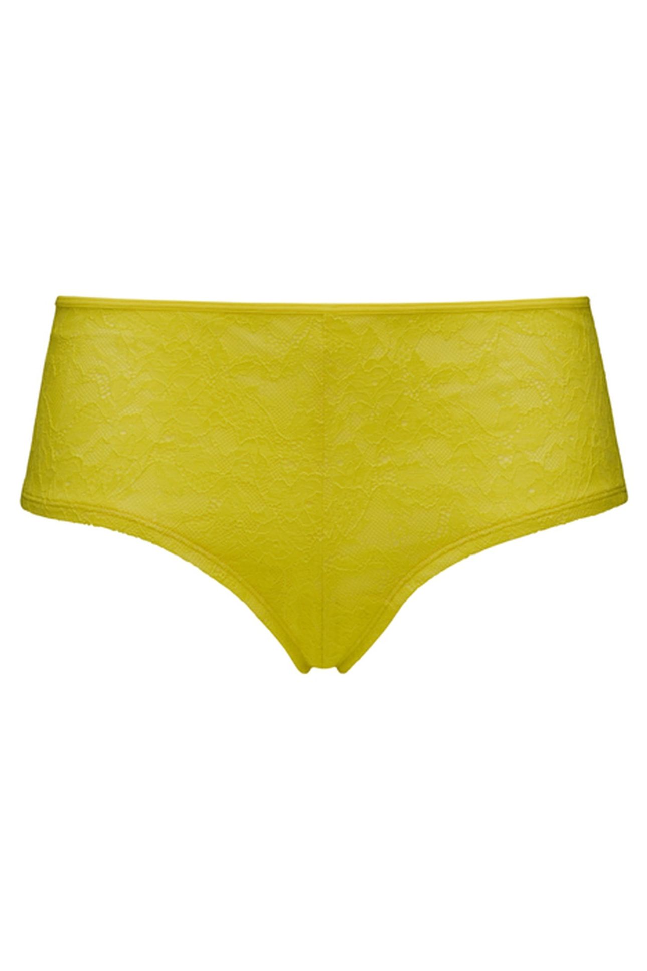 SPACE ODYSSEY CITRUS YELLOW LACE BRAZILIAN SHORTS 3