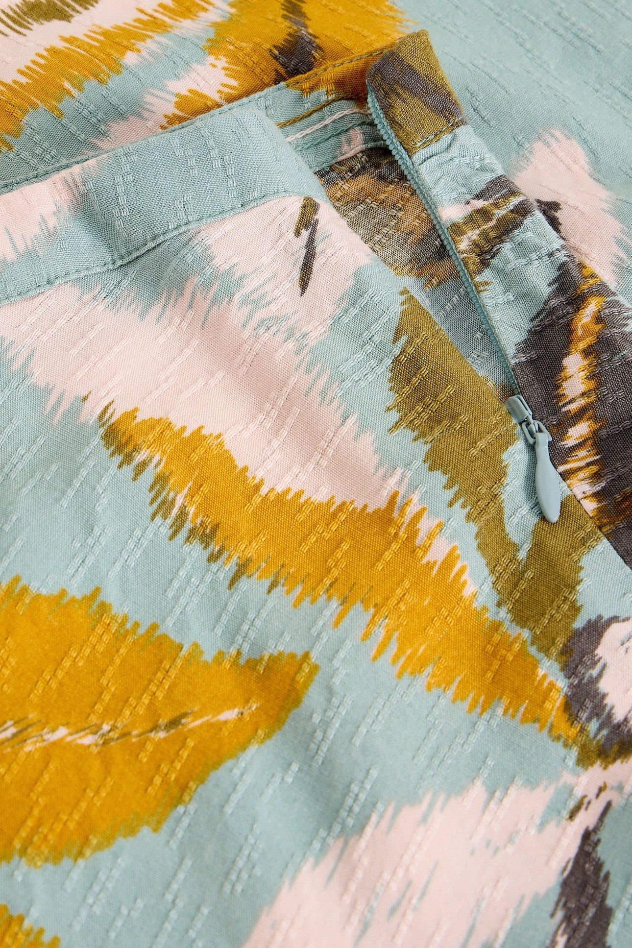 HOPE BIAS CUT MAXI SKIRT BLUE MULTI 4