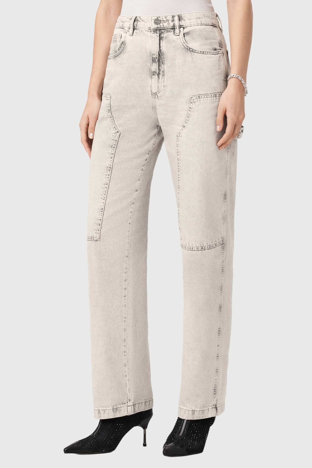 MIA SPARKLE JEAN SNOW GREY 1