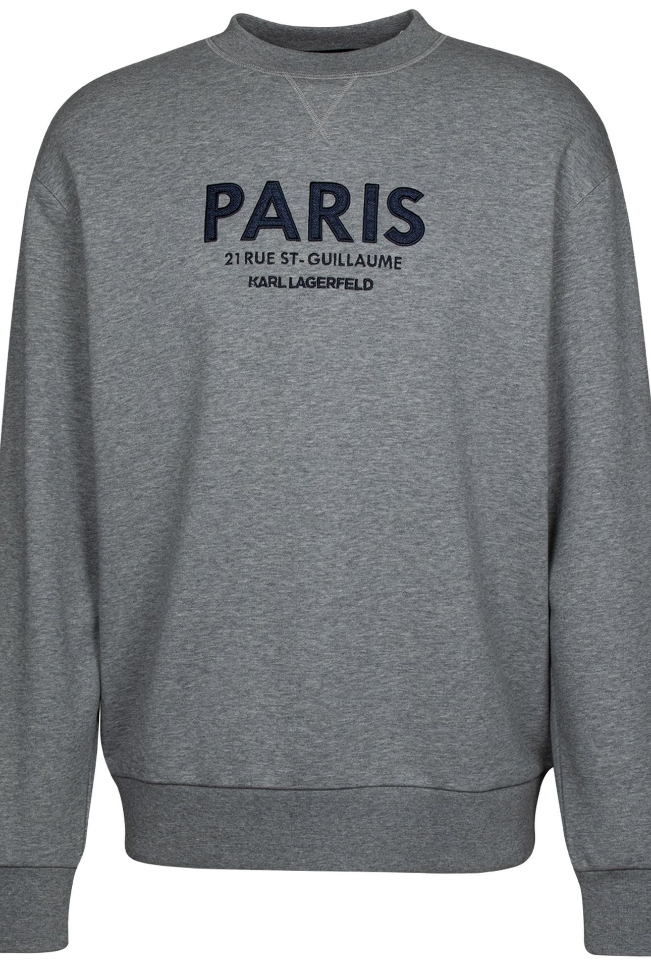 DARKGREY MELANGE SWEAT CREWNECK 4
