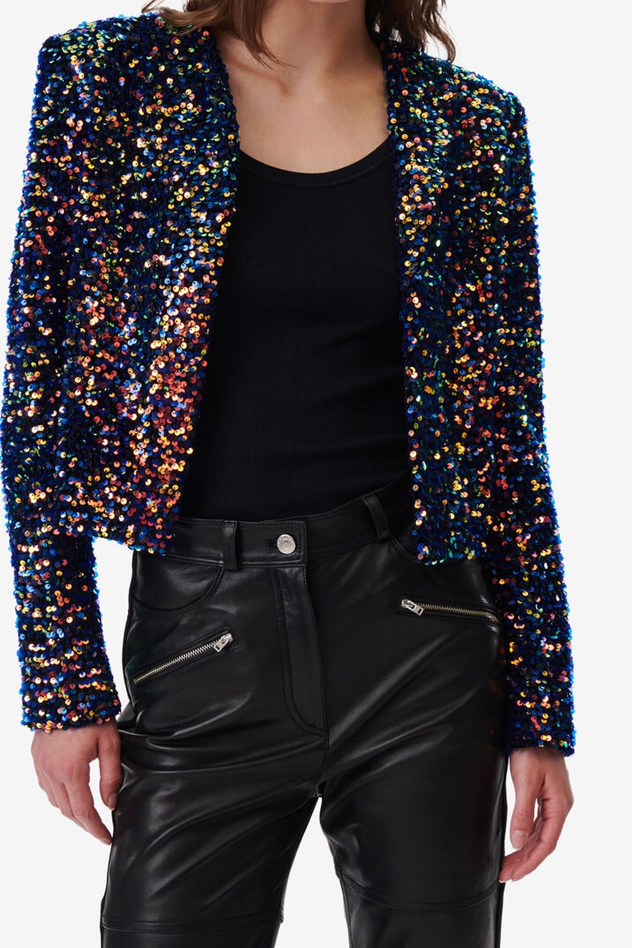 DAPHNE JACKET SHINY BLUE MULTICO 1