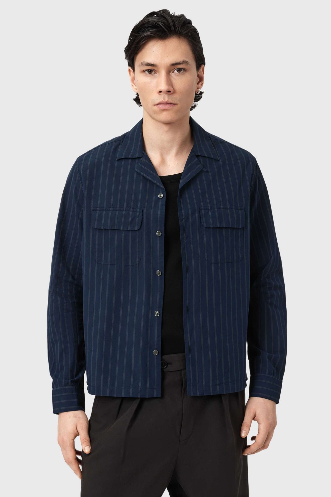 STANLEY LS SHIRT NAVY BLUE 2