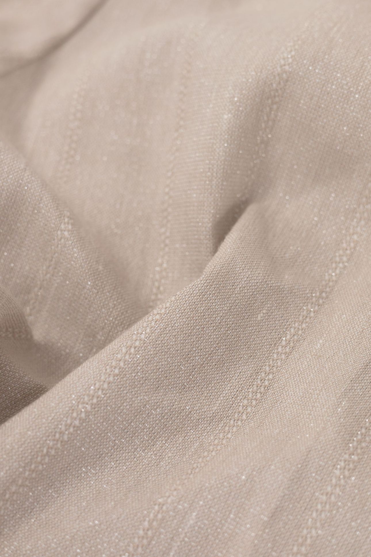 ECRU LUREX PINSTRIPE PATTERN SUIT PANTS ECRU 8