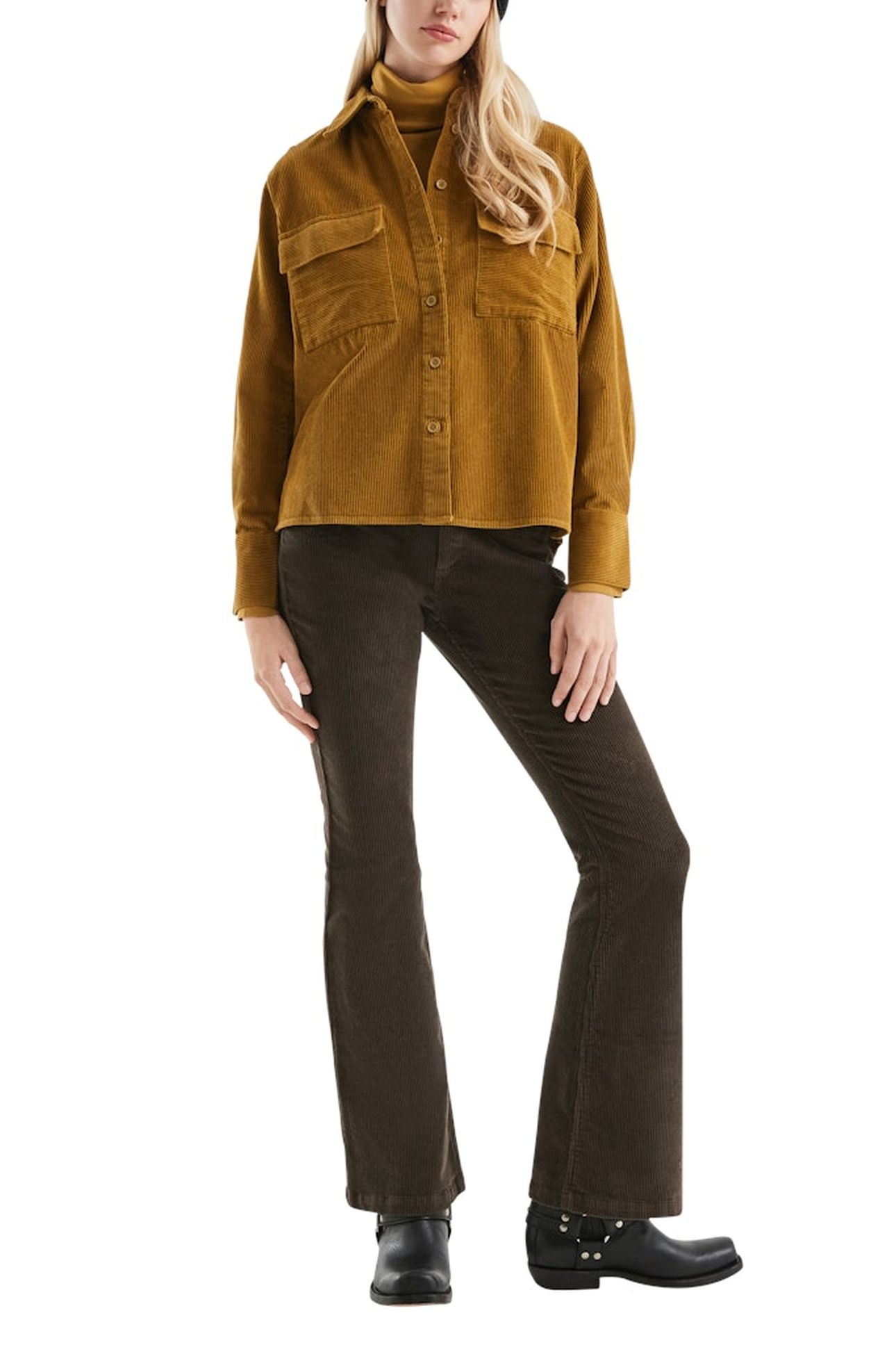 S.OLIVER-QS BLOUSES BROWN 1