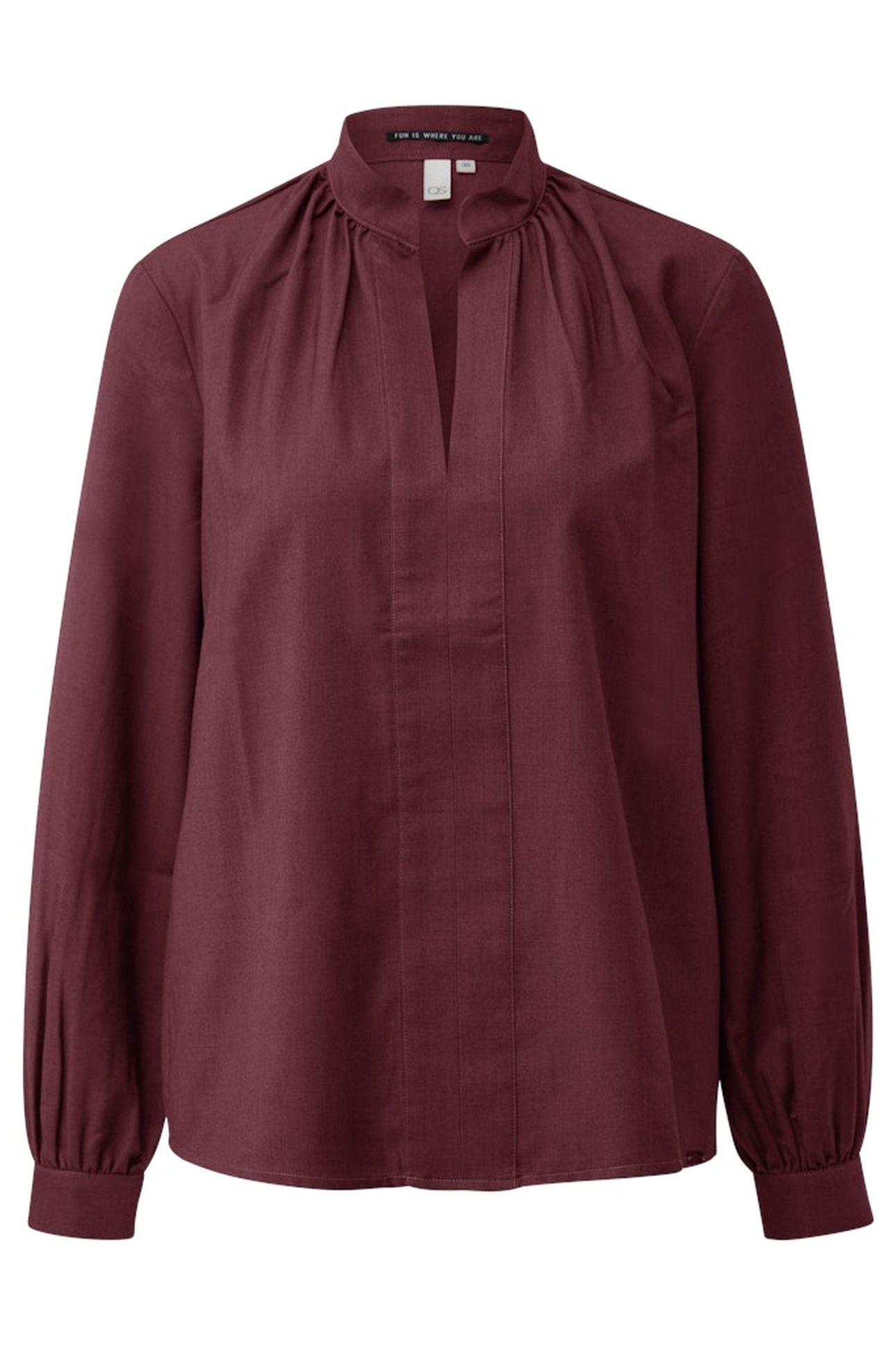 S.OLIVER-QS BLOUSES BURGUNDY 4