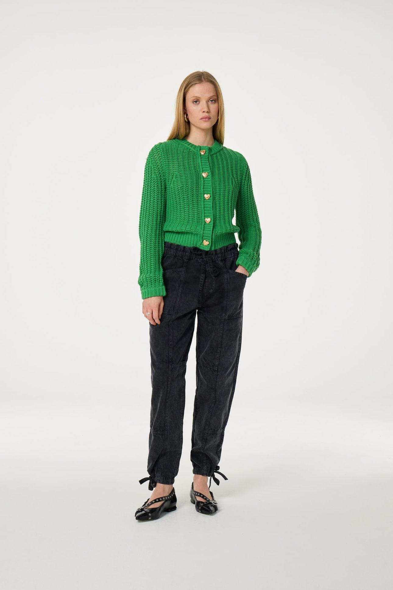 SUN CARDIGAN GREEN GLIMMER 1
