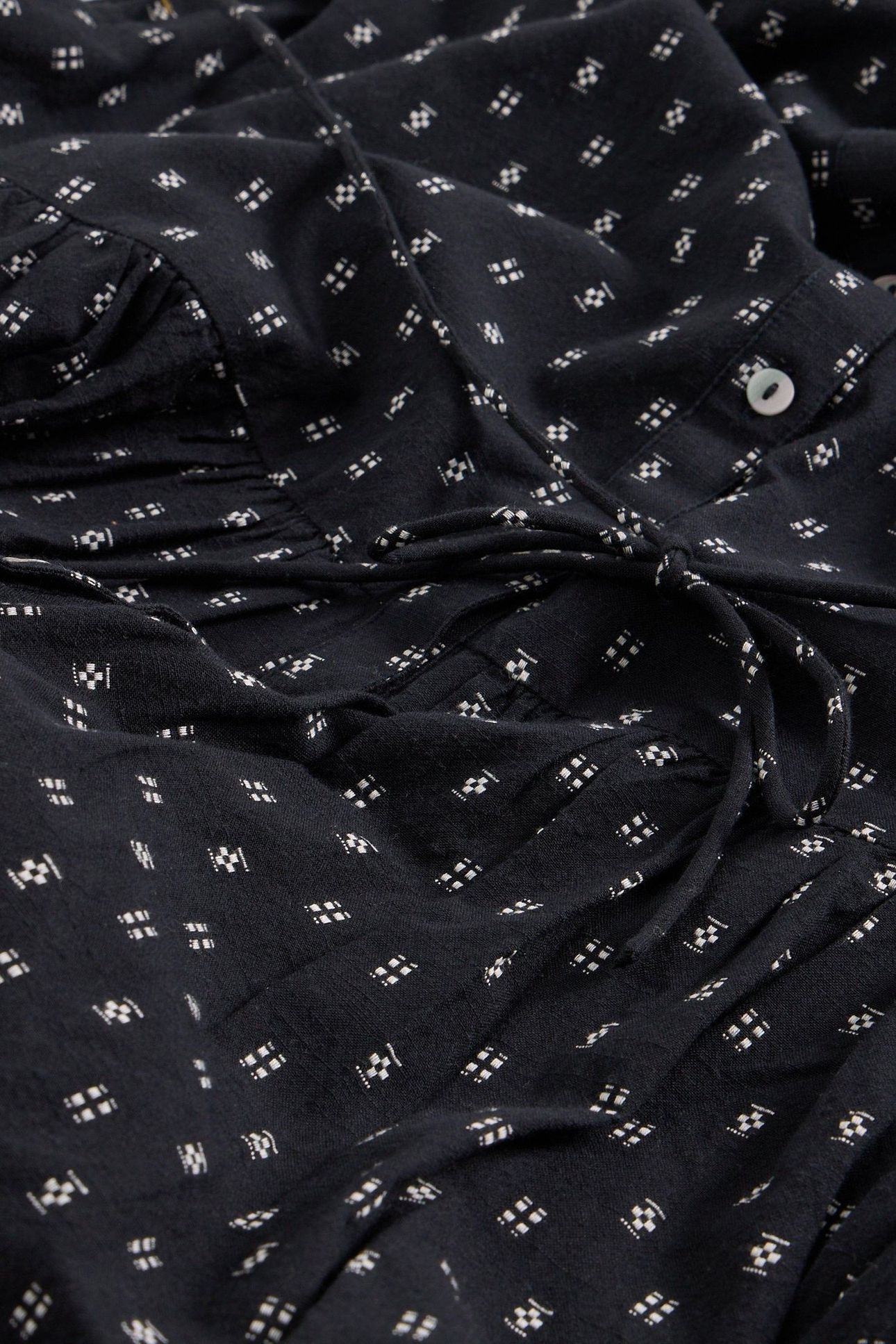 GINA MIDI DRESS BLACK MULTI 5