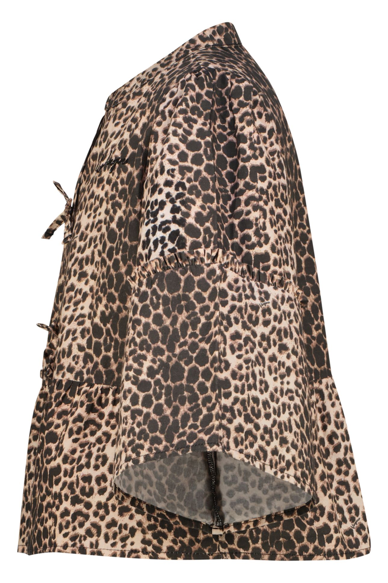 GIRLS LORETTA BLOUSE MULTICOLOR BROWN 3